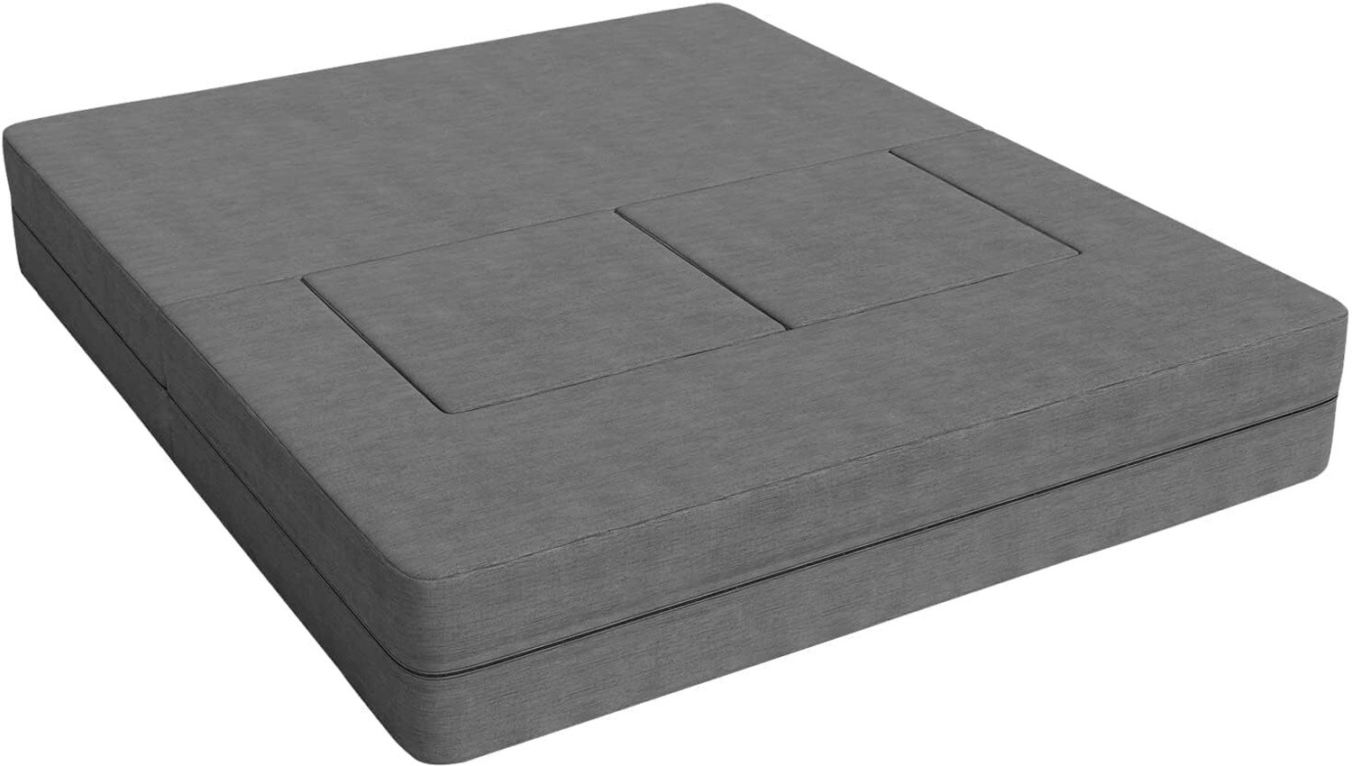 Image of Clex 3 Seater Double Foam Fold Out Sofa Cum Bed (Finish Color - Grey Delivery Condition - Pre-assembled)