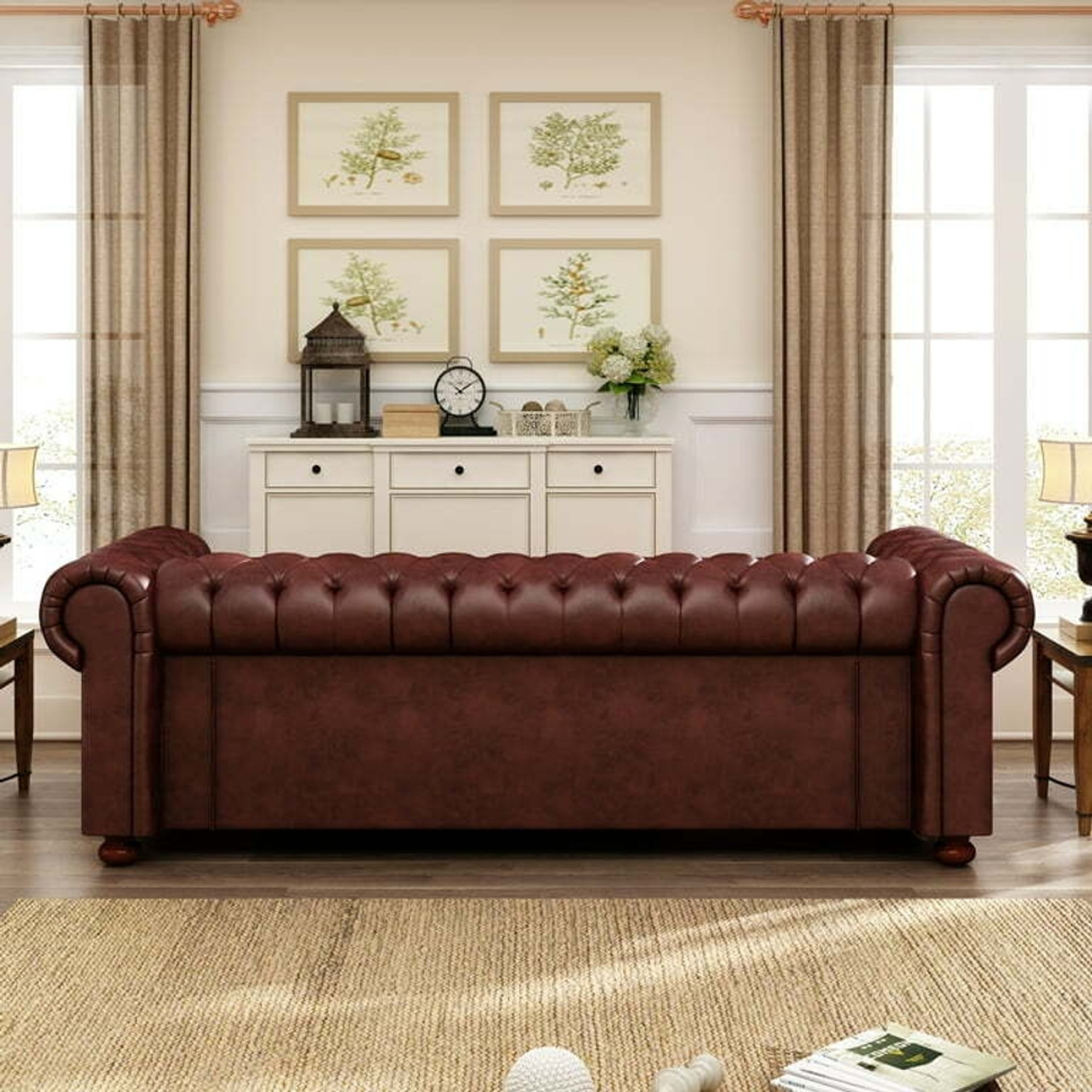 Image of Soul Light Art e60 Leatherette 3 Seater Sofa