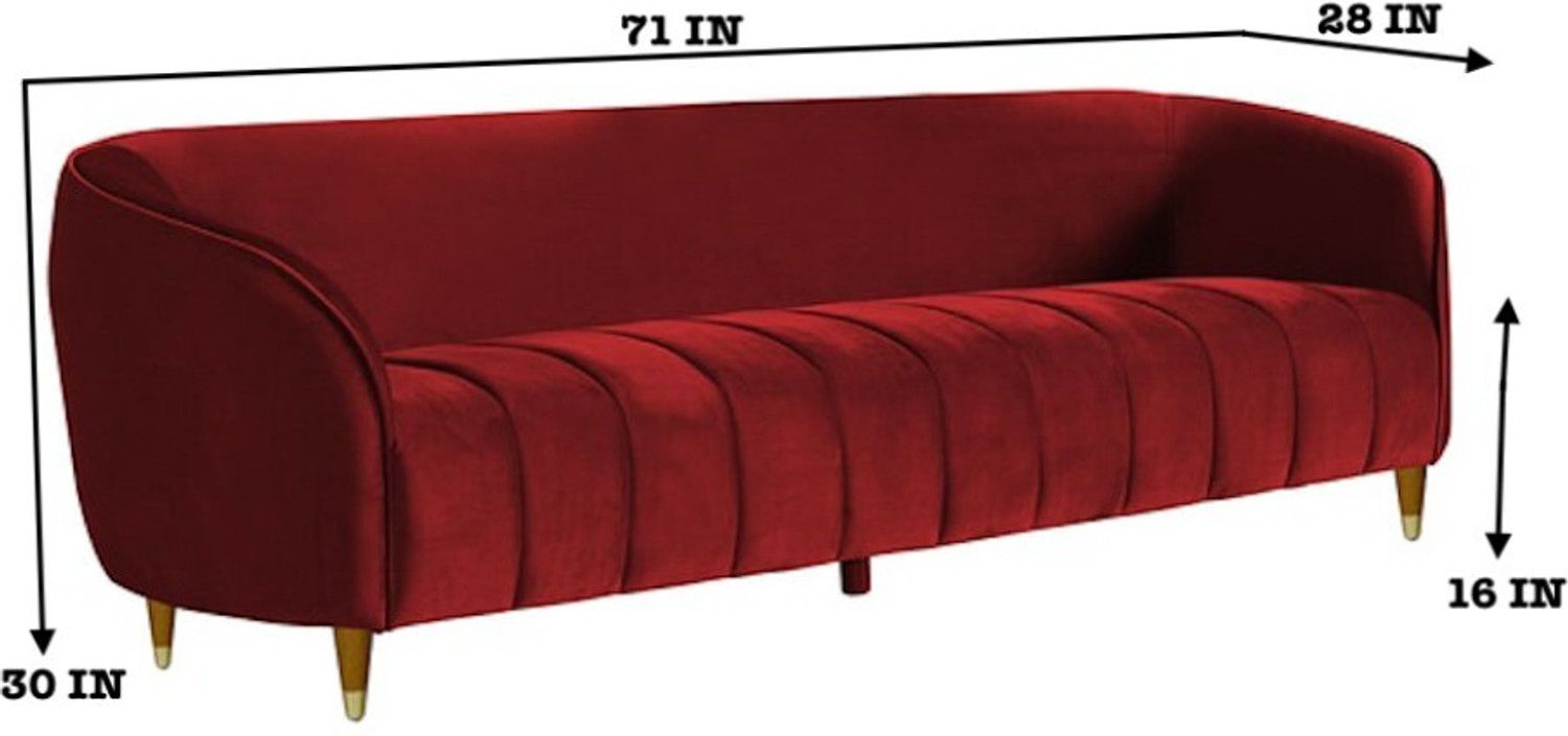 Image of RM HOME Fabric 3 Seater Sofa