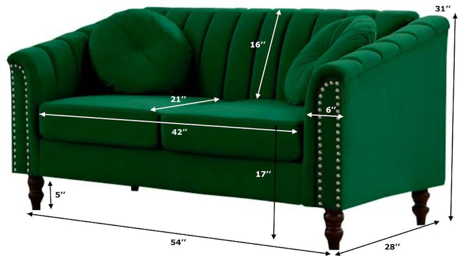Image of RM HOME RENU Fabric 2 Seater Sofa