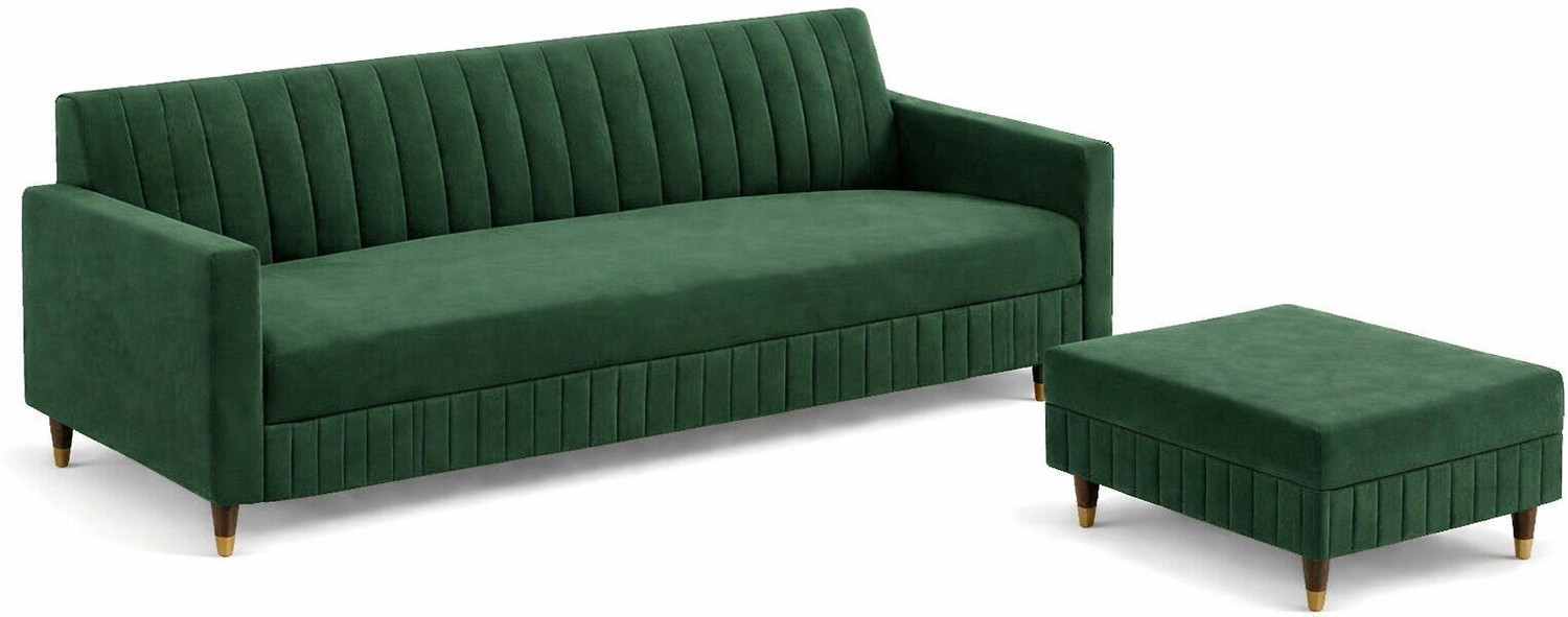 Image of Flipkart Perfect Homes NYC Fabric 4 Seater Sofa