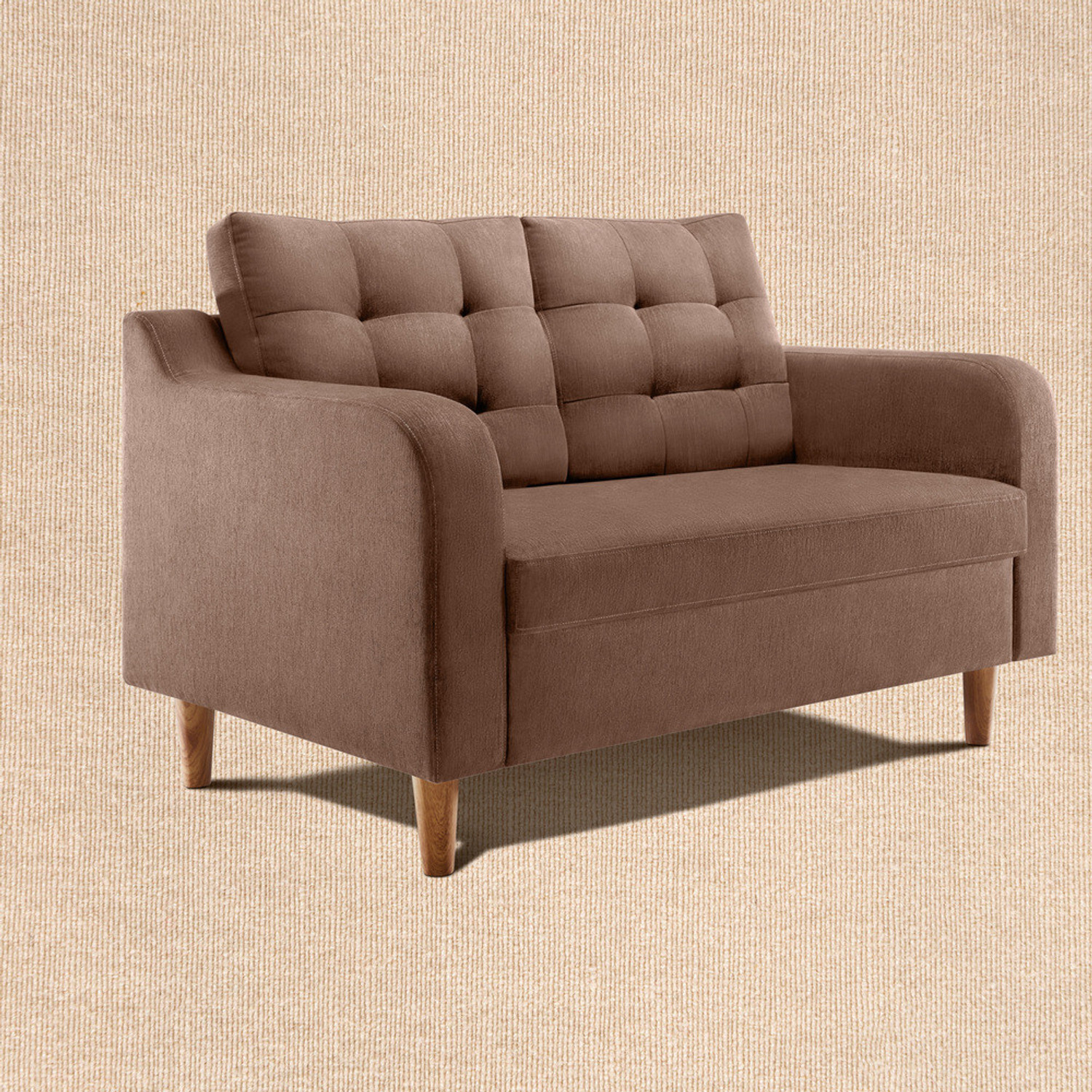 Image of Duroflex Ease Plus Fabric 2 Seater Sofa