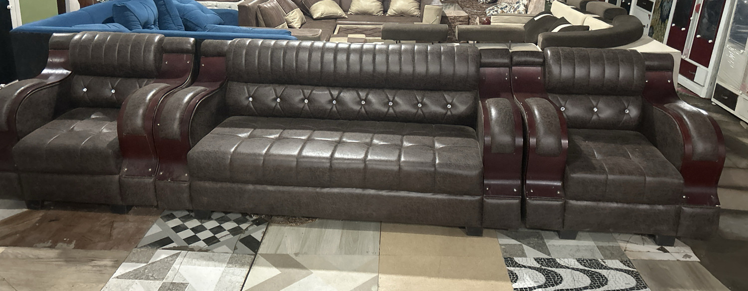 Image of Bratx Fabric 5 Seater Sofa