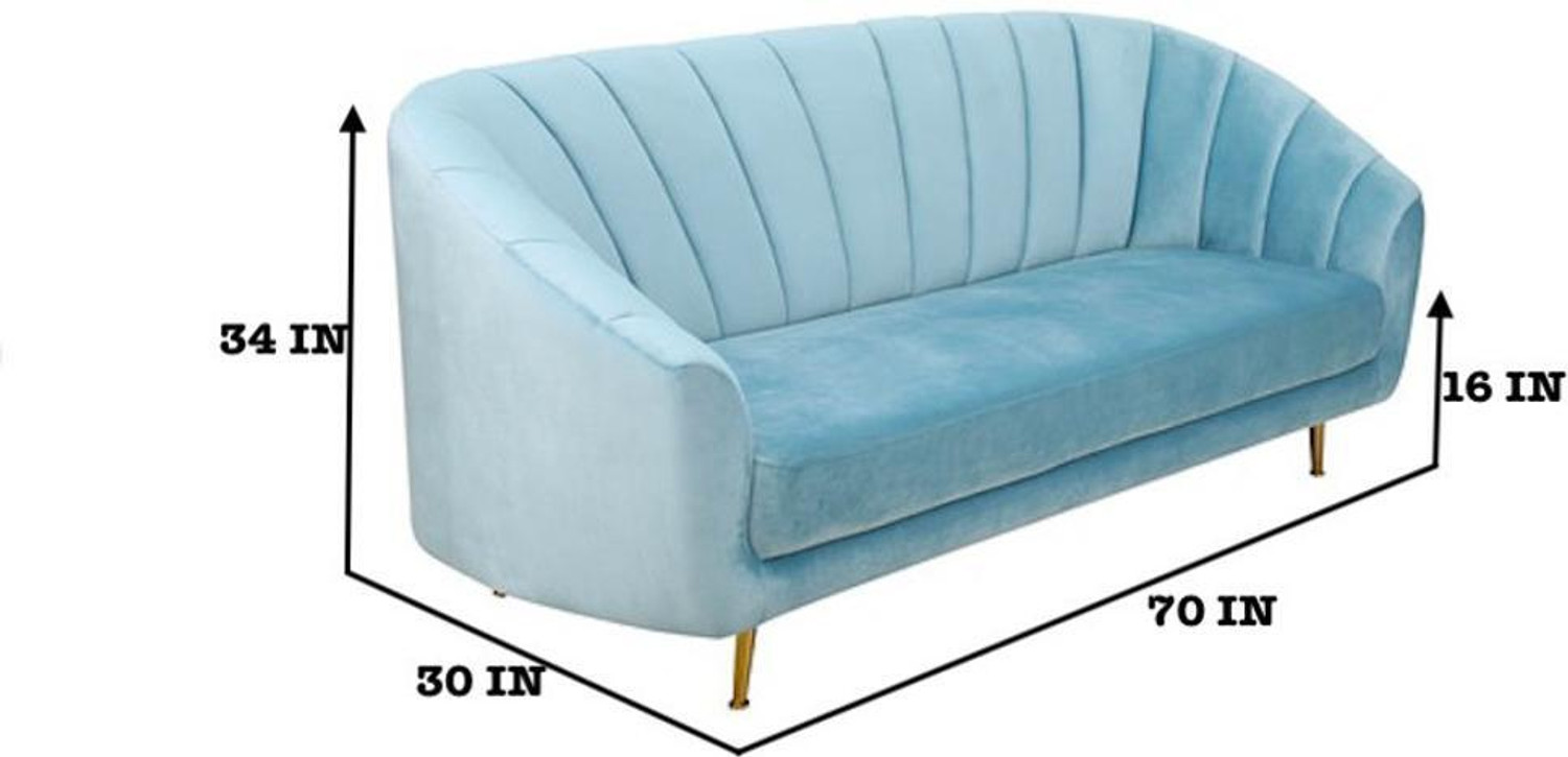Image of RM HOME Fabric 3 Seater Sofa