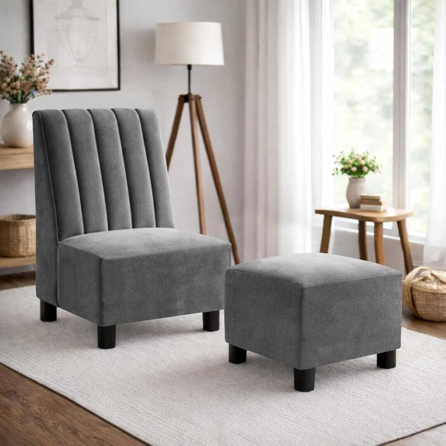 Image of The Sofa Factory Solid Wood 1 Seater Sofa