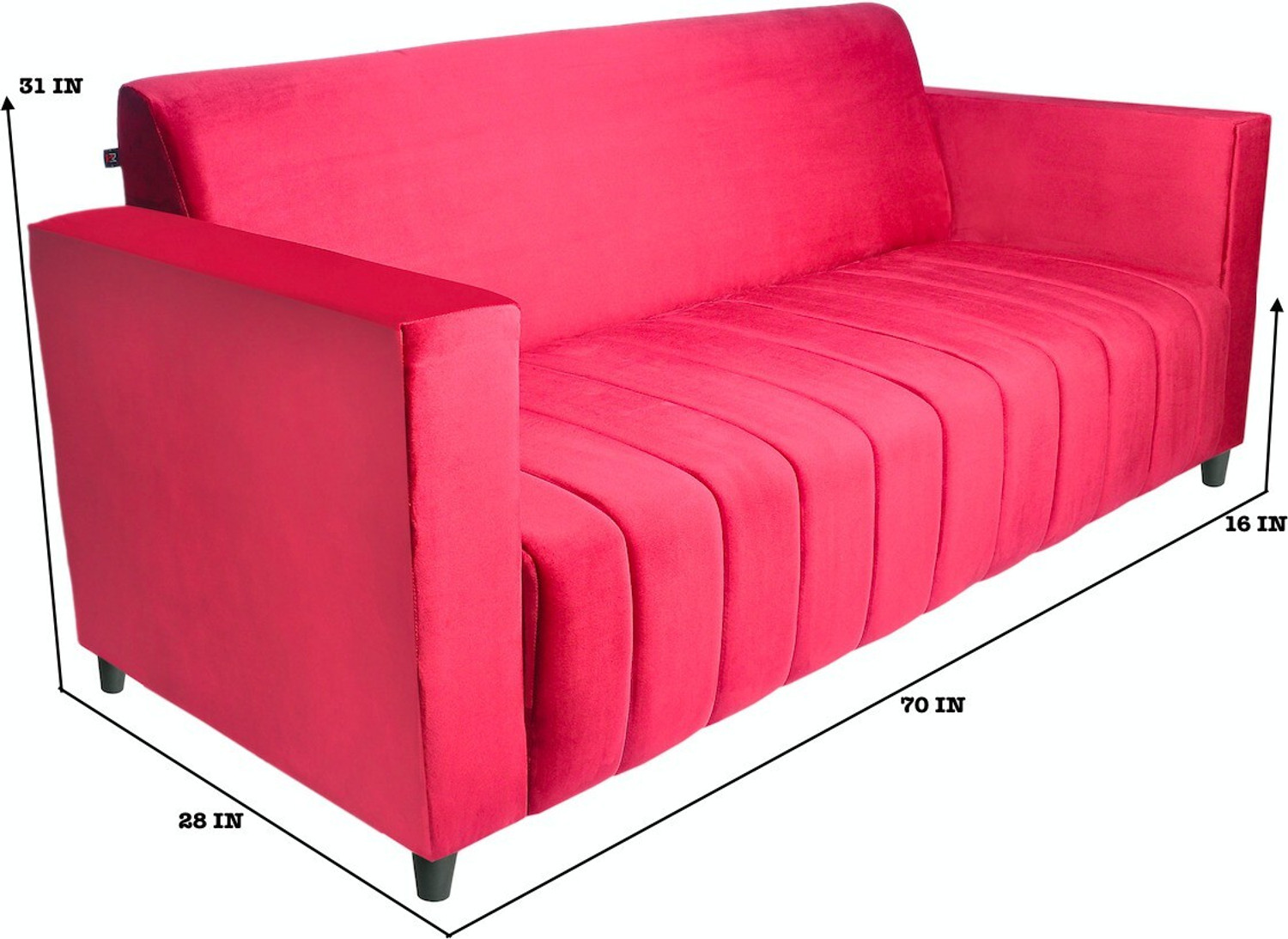 Image of RM HOME Fabric 3 Seater Sofa