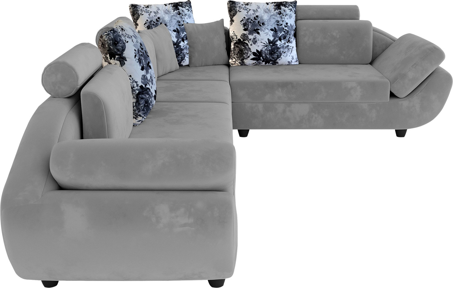 Image of Flipkart Perfect Homes Alora Fabric 6 Seater Sofa
