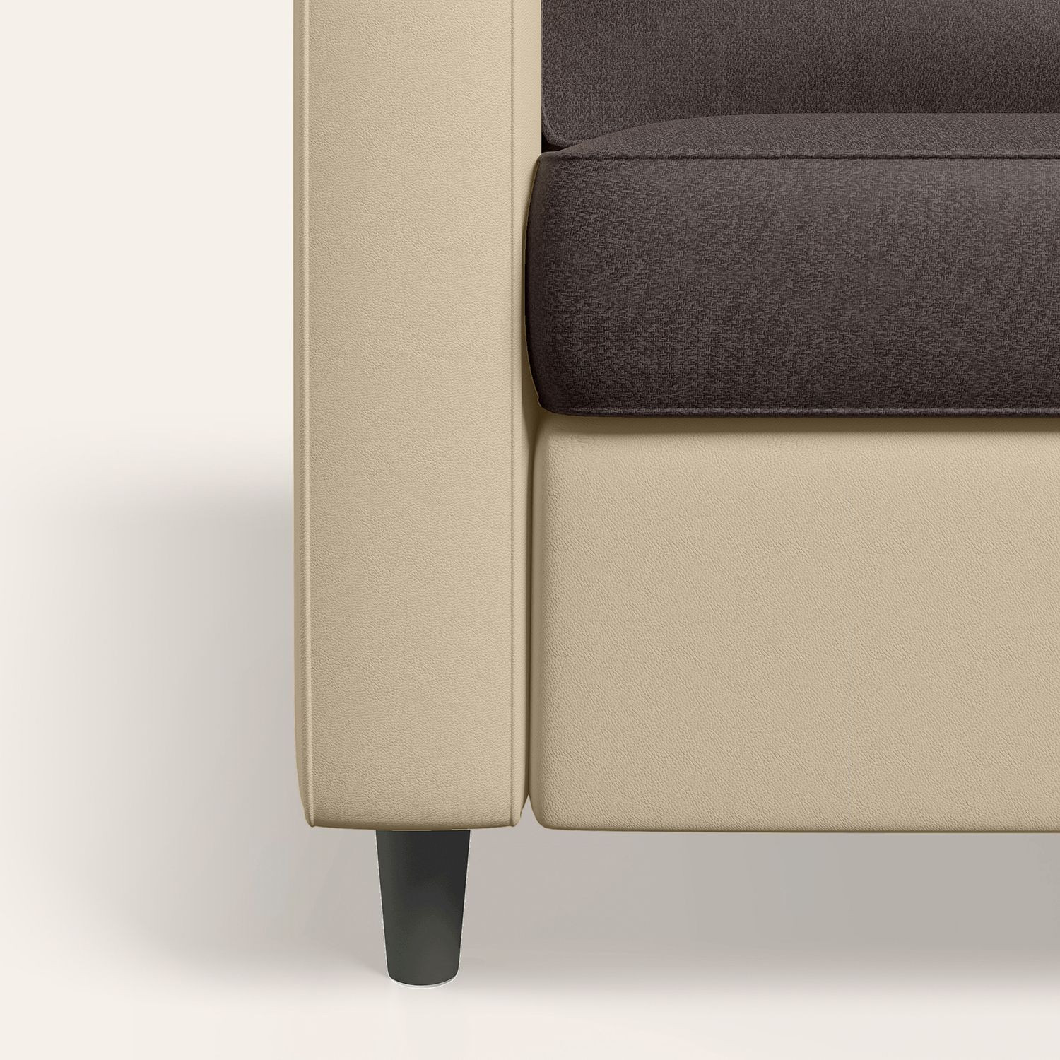 Image of Interio by Godrej Glee Leatherette 3 Seater Sofa