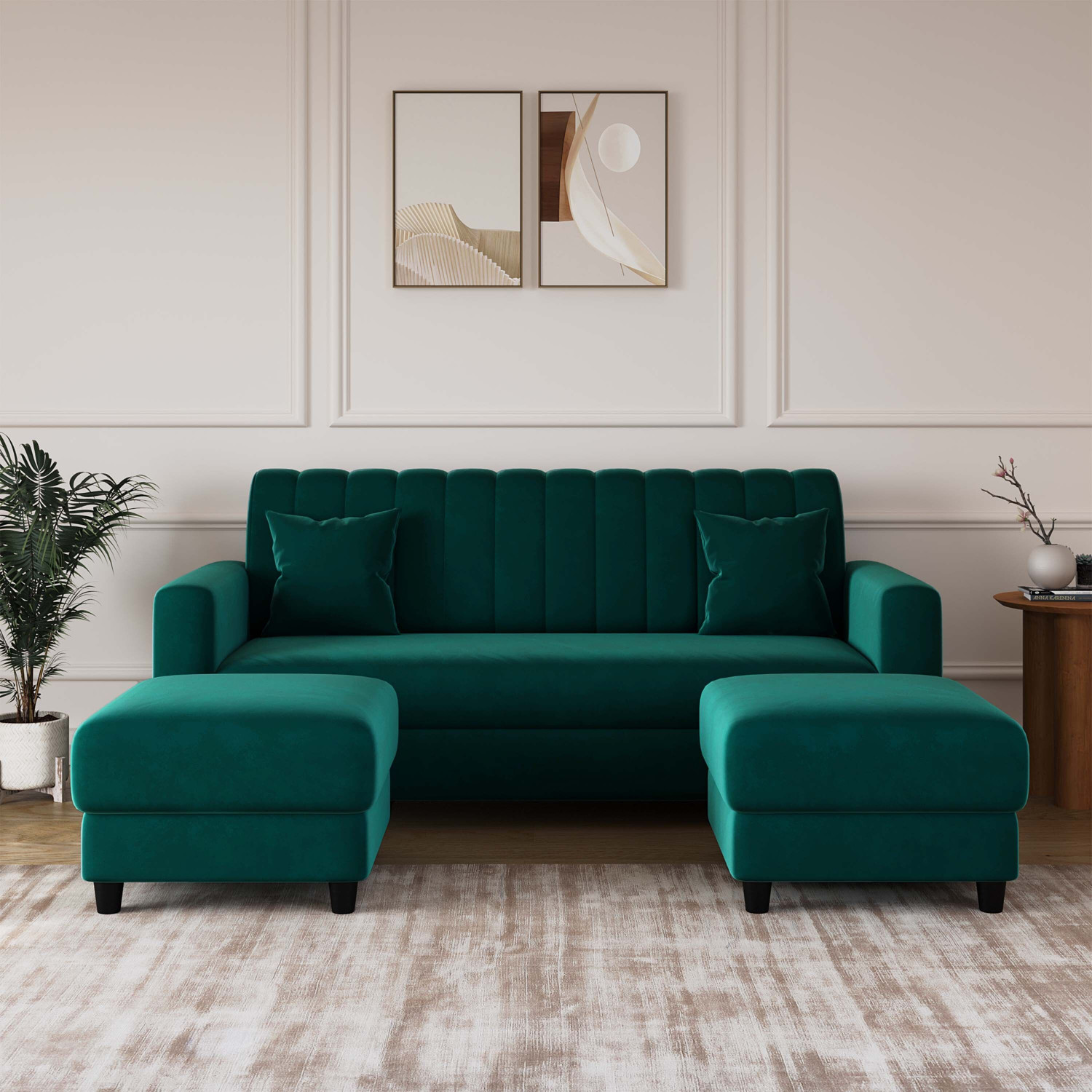 Image of RM HOME Luna Fabric 5 Seater Sofa