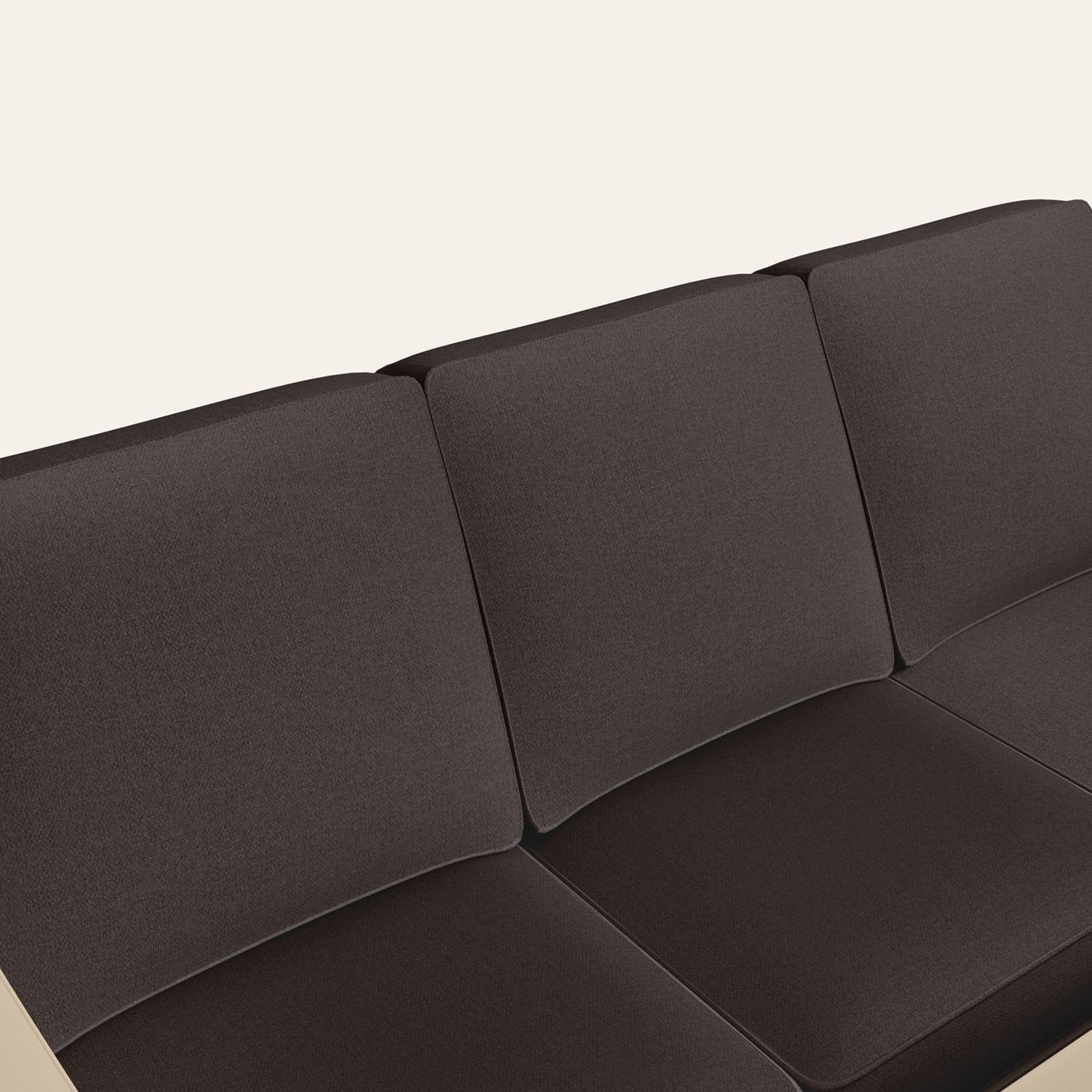 Image of Interio by Godrej Glee Leatherette 3 Seater Sofa