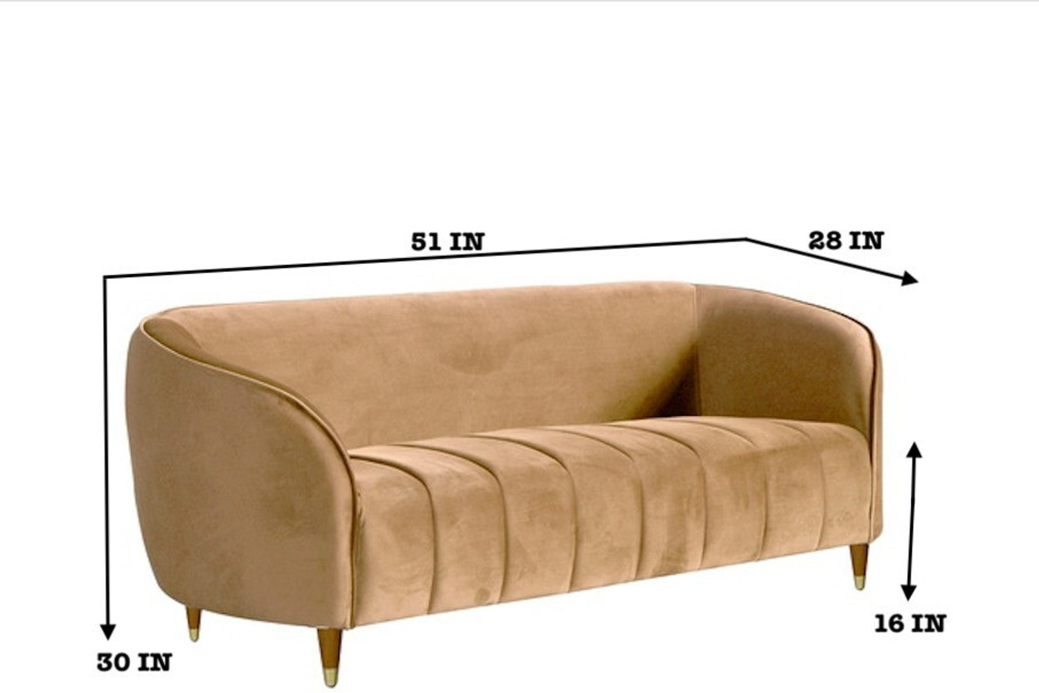 Image of RM HOME Fabric 2 Seater Sofa