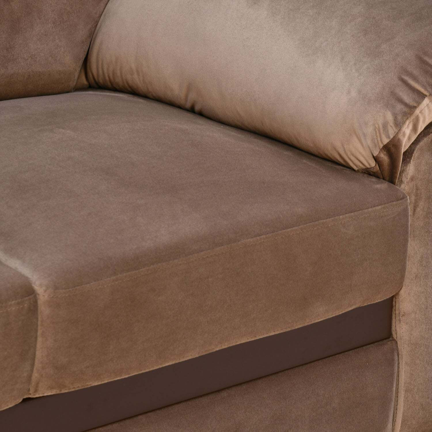Image of Nilkamal Rebecca Solid Wood 3 Seater Sofa