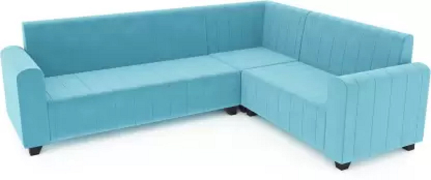 Image of lifestyle furniture ROYAL SCUBA GREEN Fabric 6 Seater Sofa