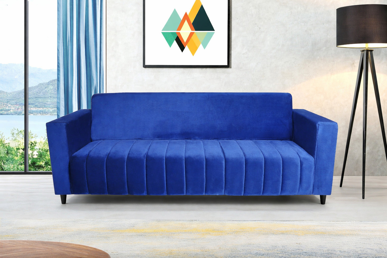 Image of RM HOME Fabric 3 Seater Sofa