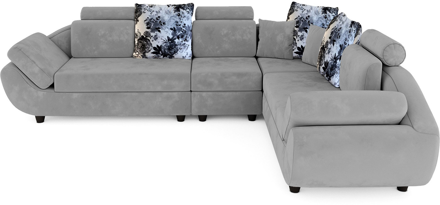 Image of Flipkart Perfect Homes Alora Fabric 6 Seater Sofa