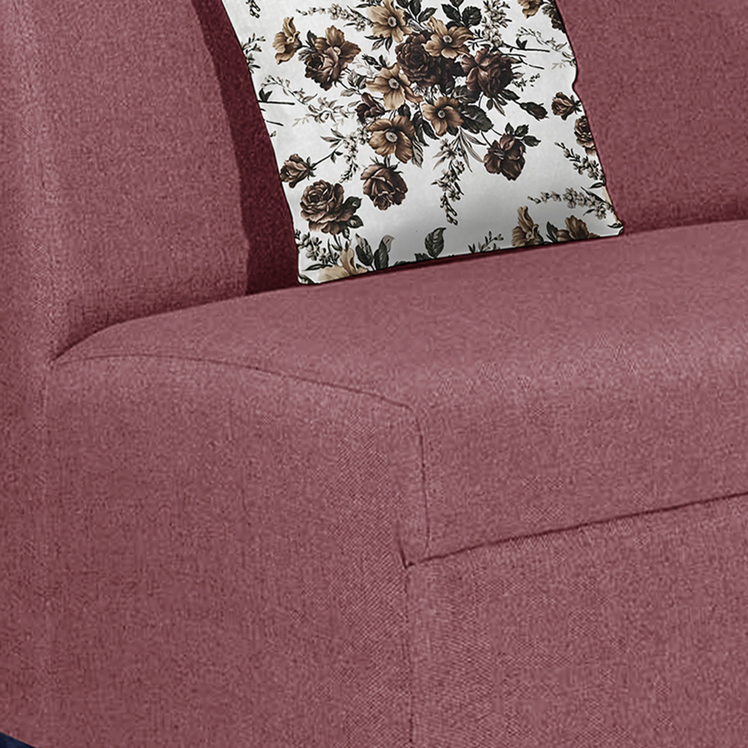 Image of Vansh Furniture ARMLESS Fabric 2 Seater Sofa