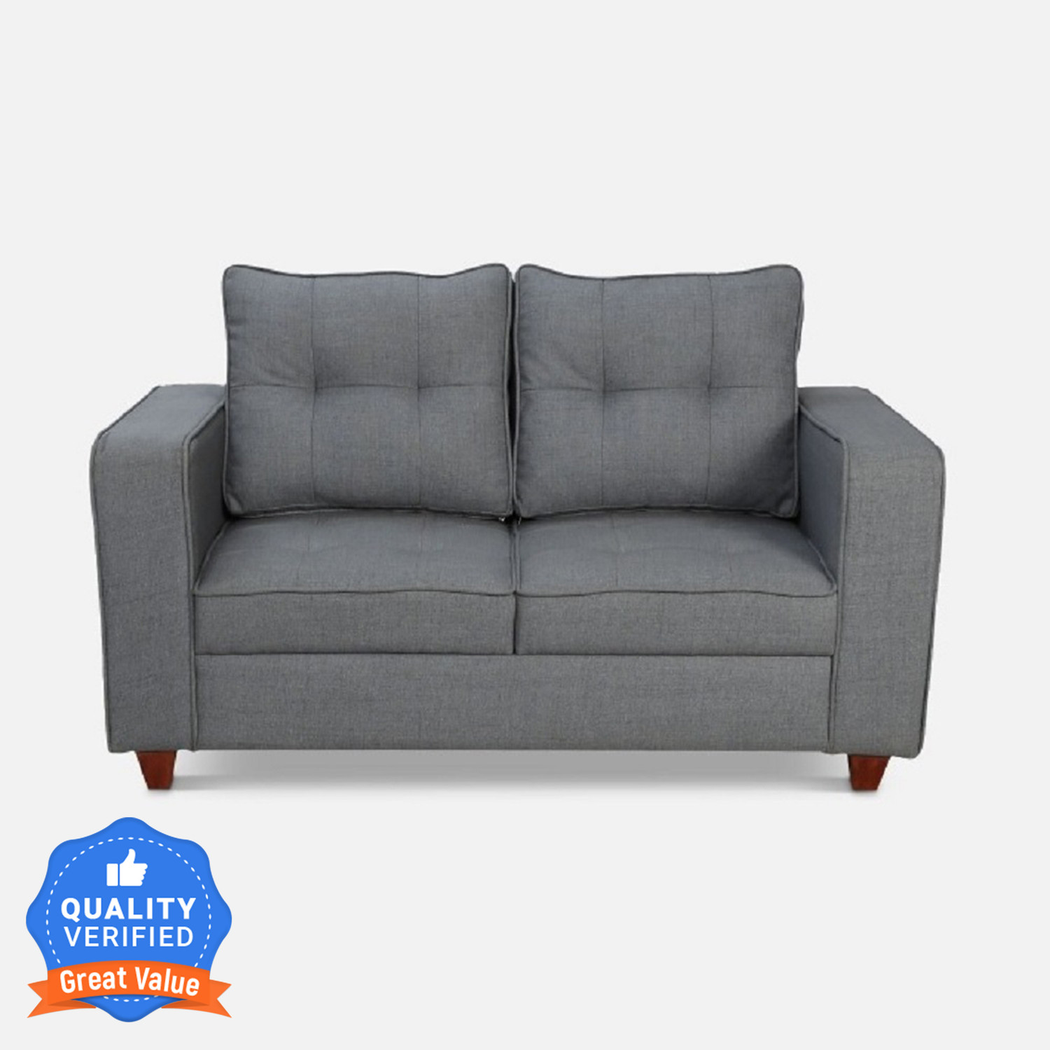 Image of Flipkart Perfect Homes Kaiyo Fabric 2 Seater Sofa