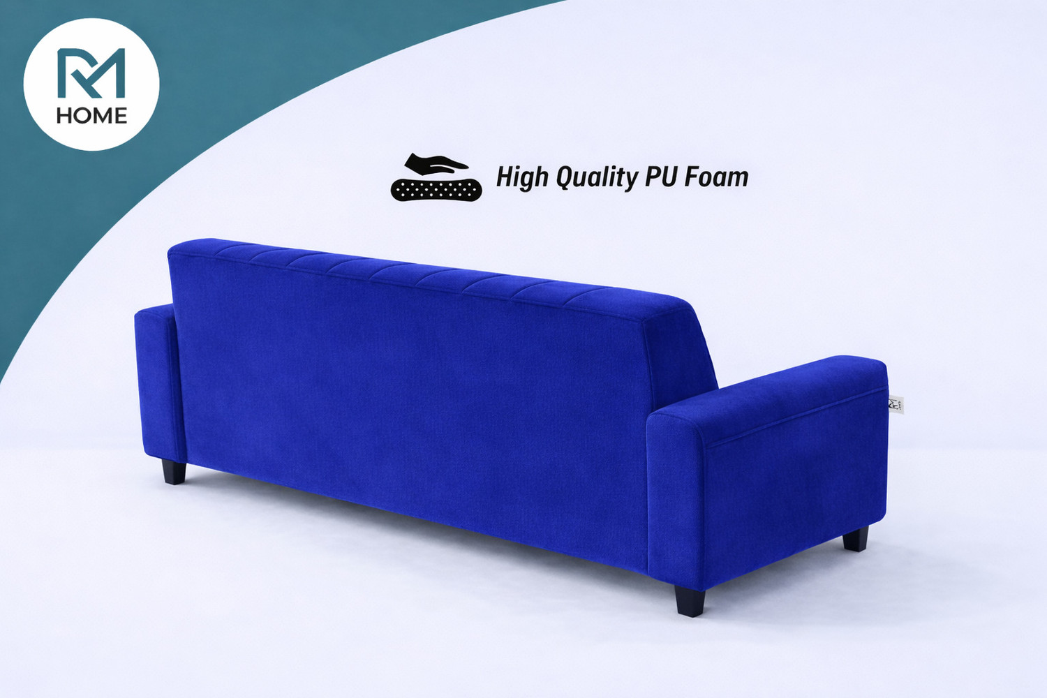 Image of RM HOME Junya Fabric 3 Seater Sofa