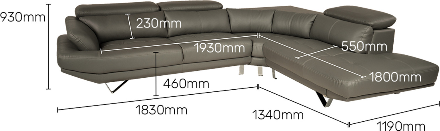 Image of Durian Orlando Leatherette 5 Seater Sofa