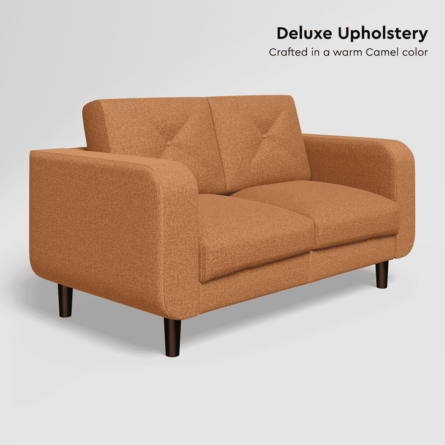 Image of Interio by Godrej Zompy Advance Fabric 2 Seater Sofa