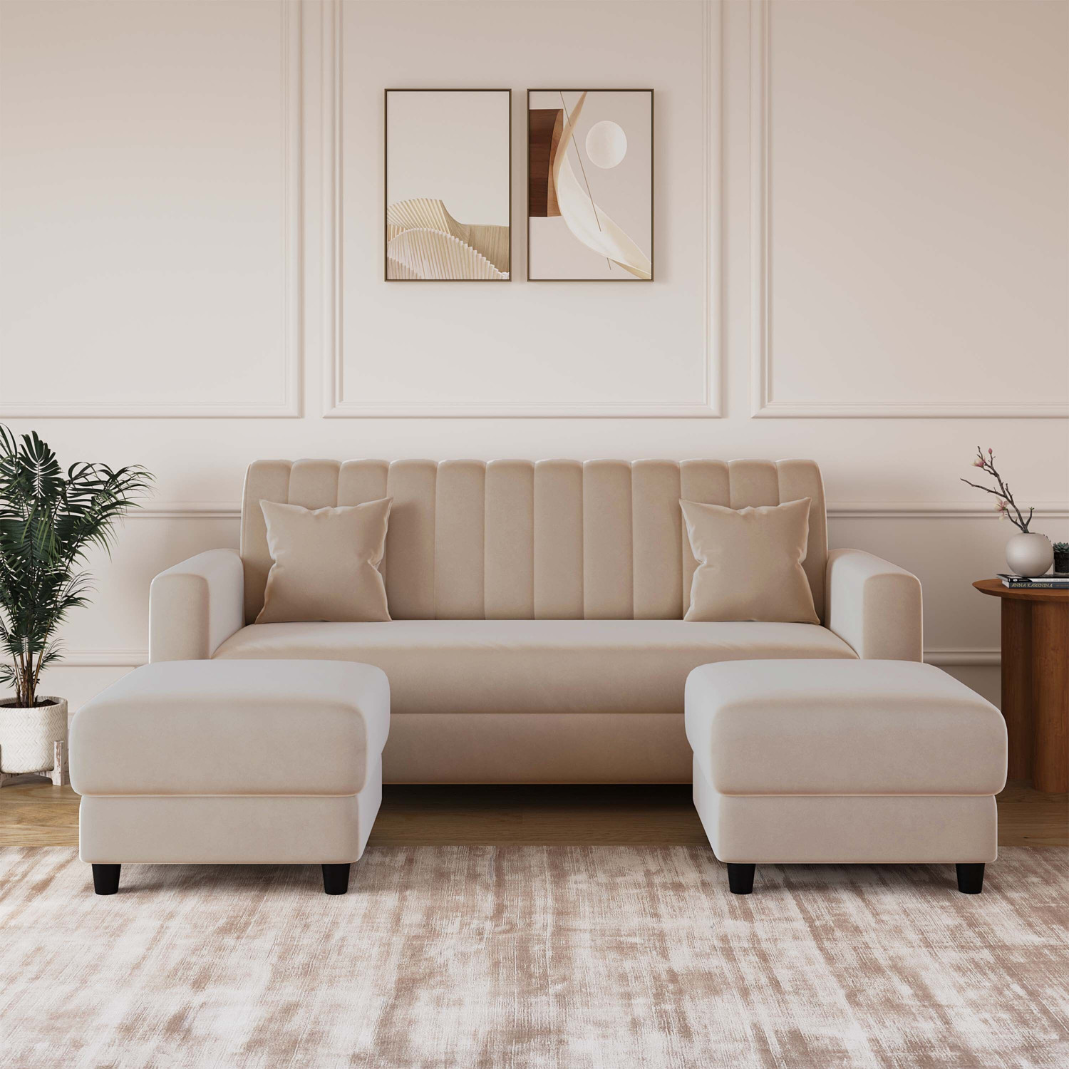 Image of RM HOME Luna Fabric 5 Seater Sofa