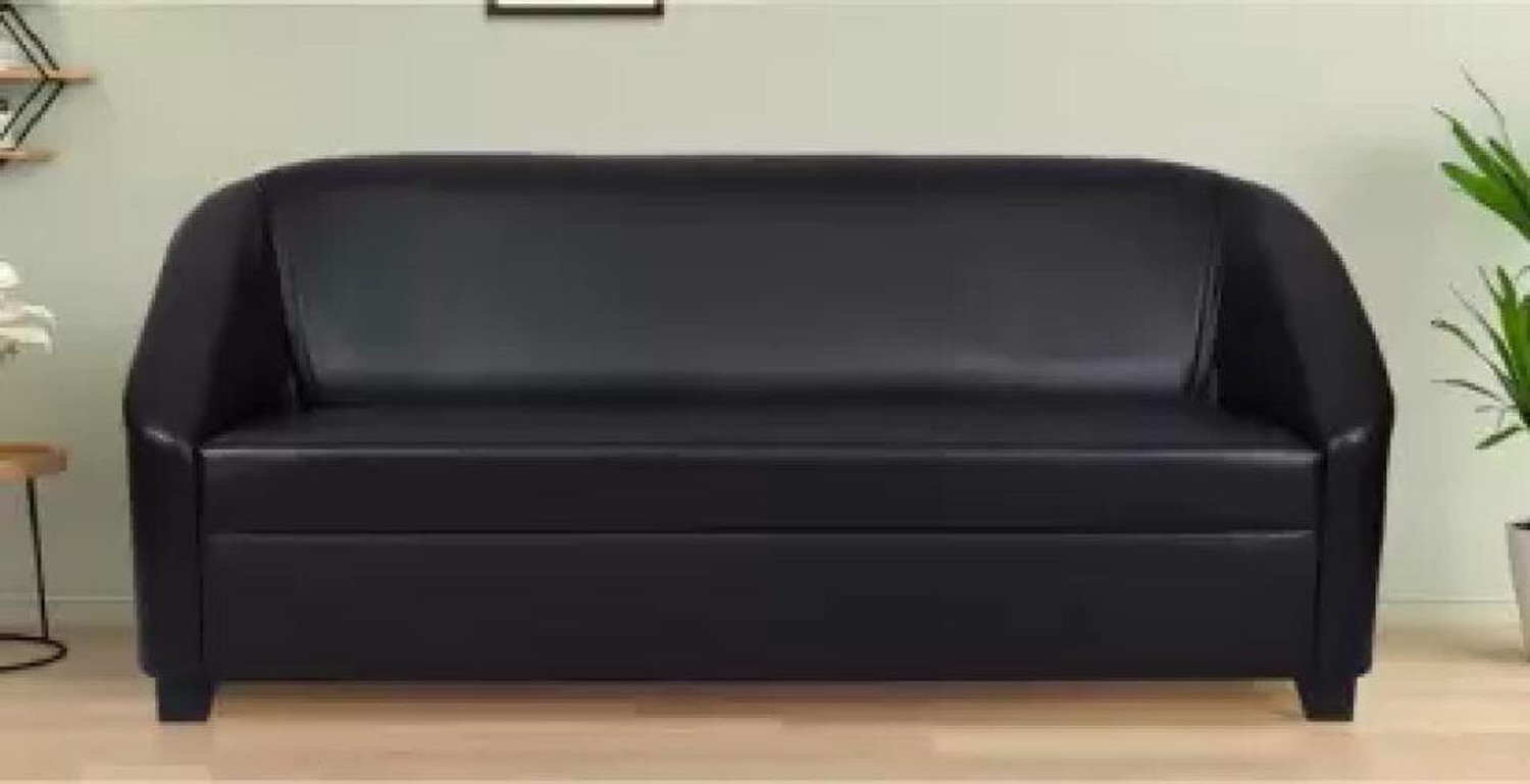 Image of RM HOME Mexico Leatherette 3 Seater Sofa