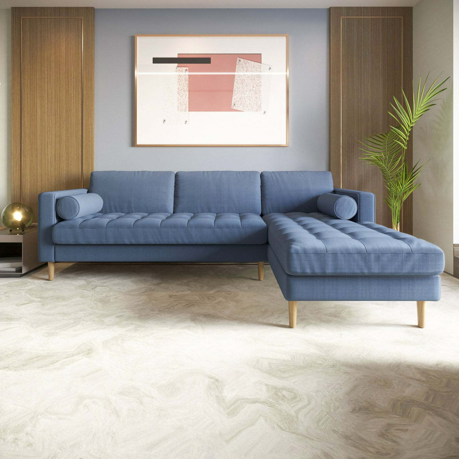 Image of Pelican Essentials Fabric 3 Seater Sofa