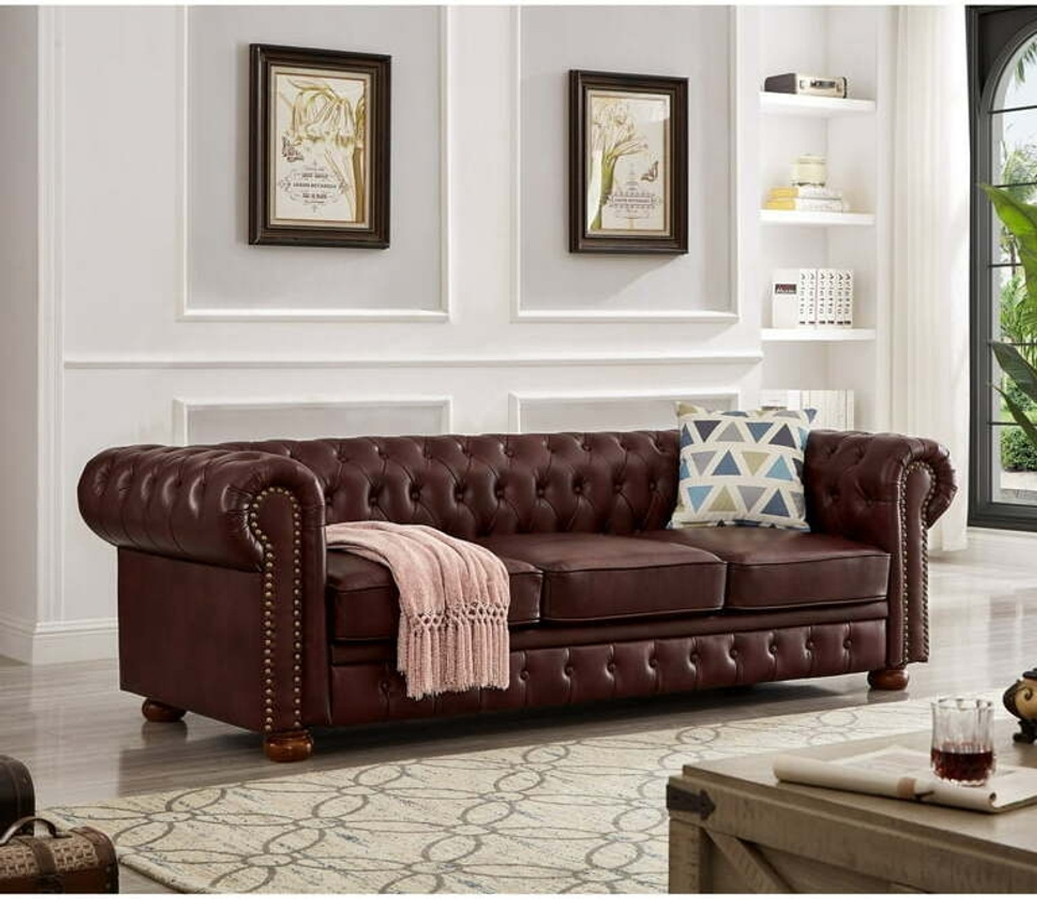 Image of Soul Light Art e60 Leatherette 3 Seater Sofa