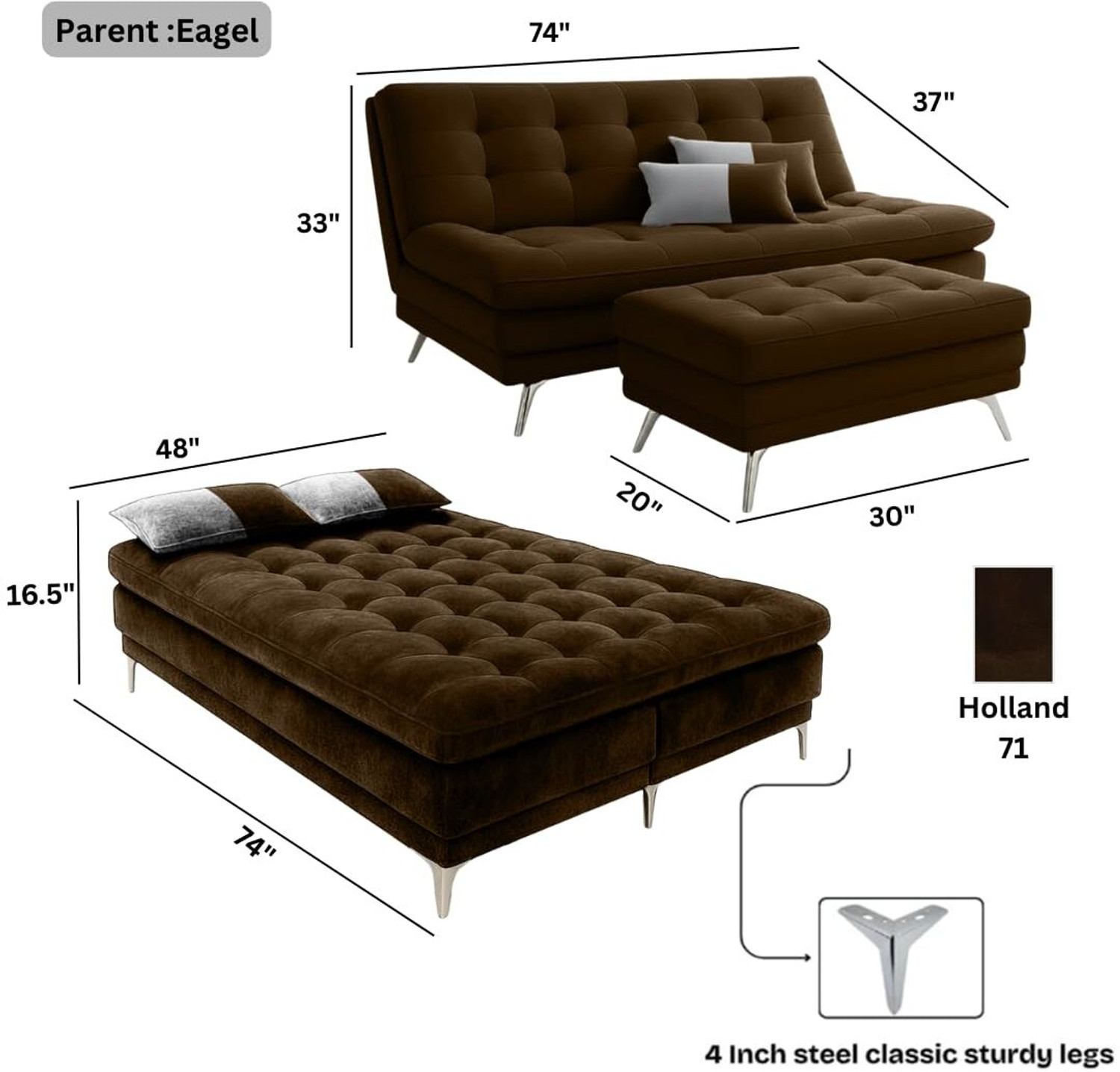 Image of FURNY sofa set for living room, modern sofa set design, wooden sofa set, luxury Fabric 3 Seater Sofa