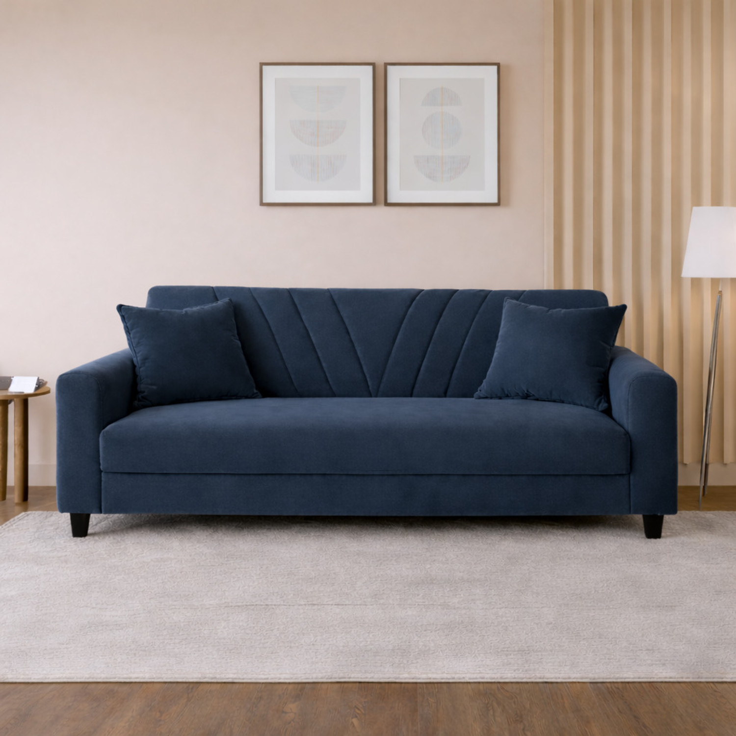 Image of RM HOME Junya Fabric 3 Seater Sofa