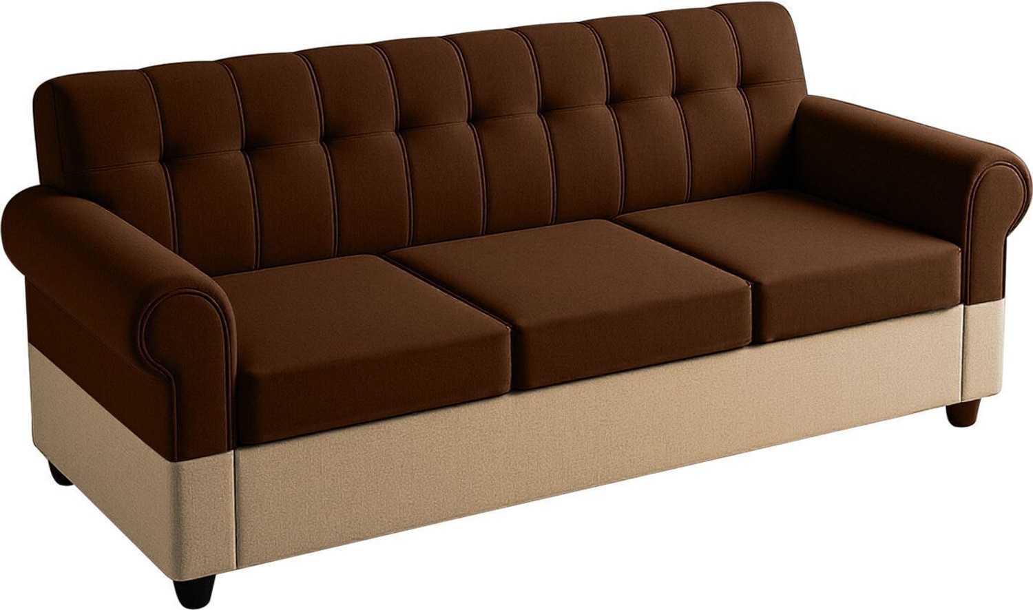 Image of Flipkart Perfect Homes Rapid Quality l Living room Sofa l Jute Fabric 3 Seater Sofa