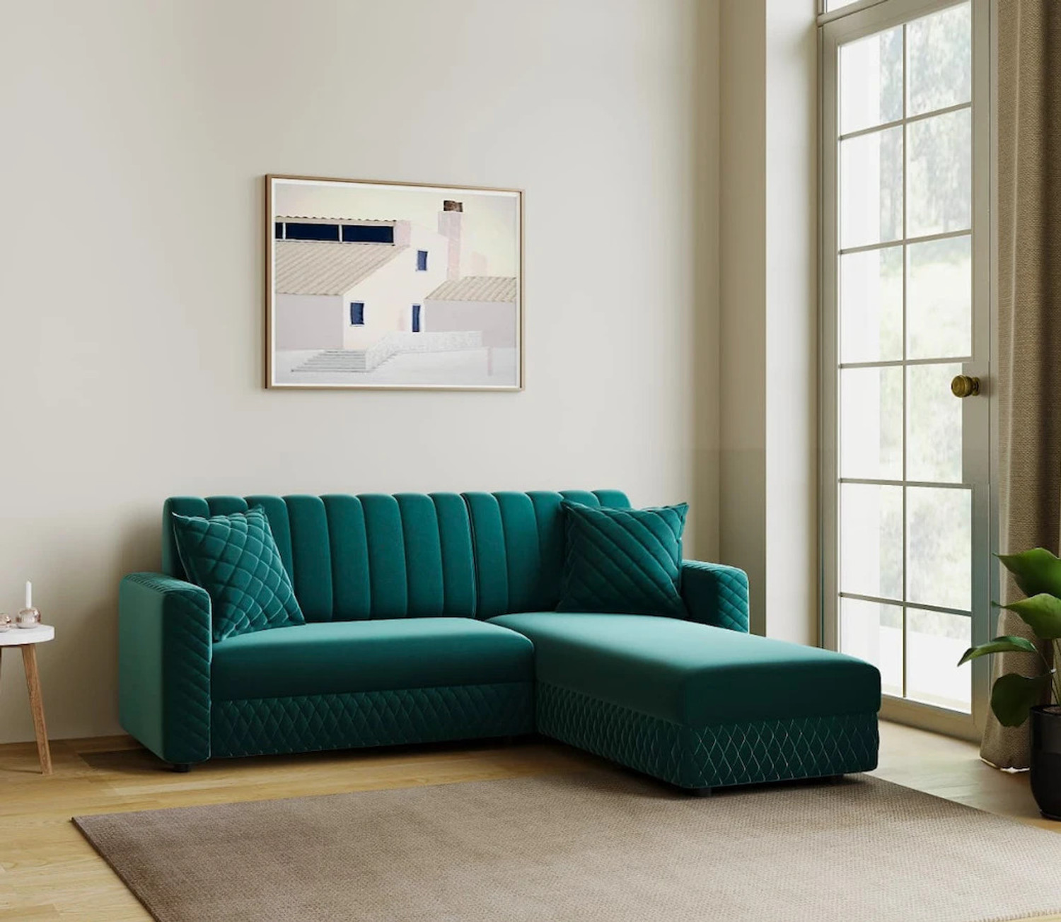 Image of RM HOME Oliver RHS Fabric 5 Seater Sofa