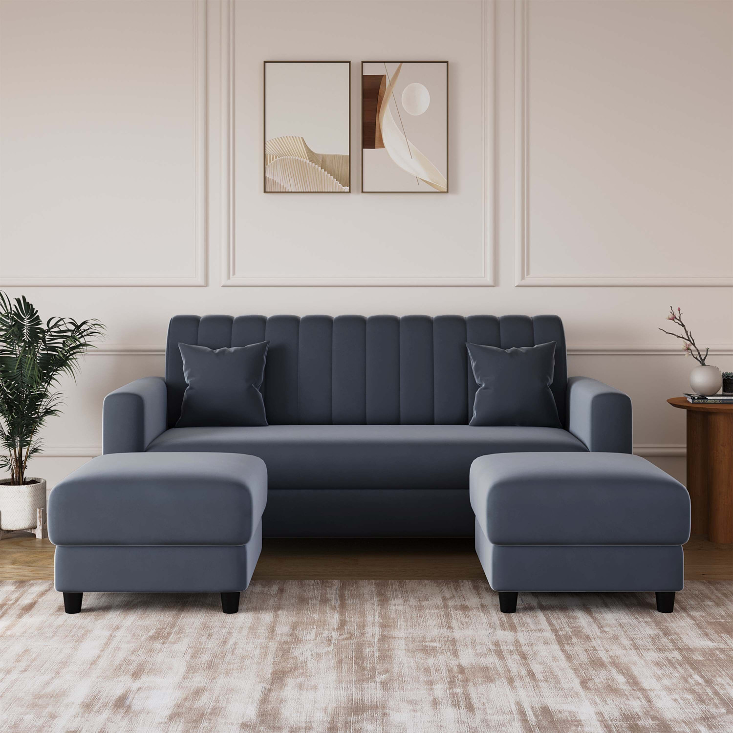 Image of RM HOME Luna Fabric 5 Seater Sofa