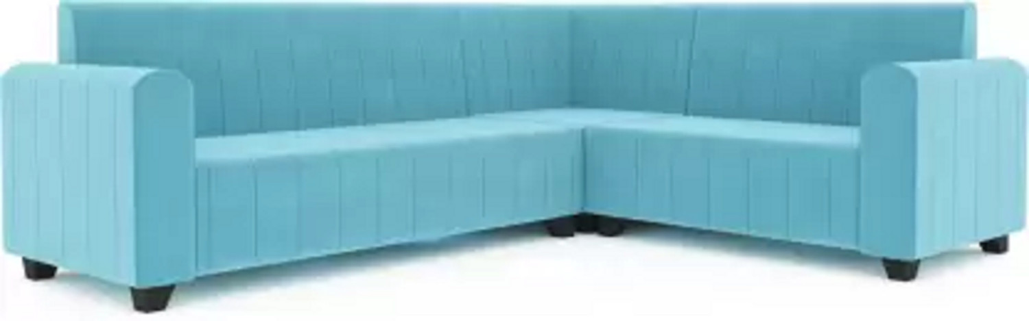 Image of lifestyle furniture ROYAL SCUBA GREEN Fabric 6 Seater Sofa