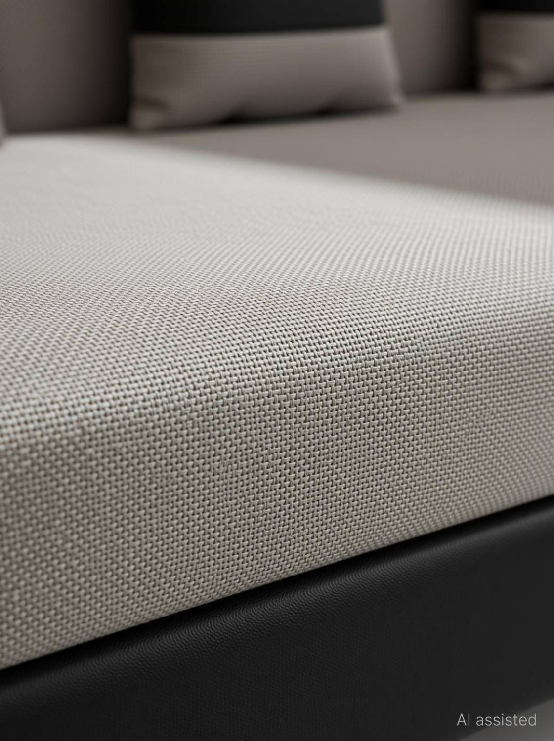 Livewell Jute Fabric 3 Seater Sofa - Image 3