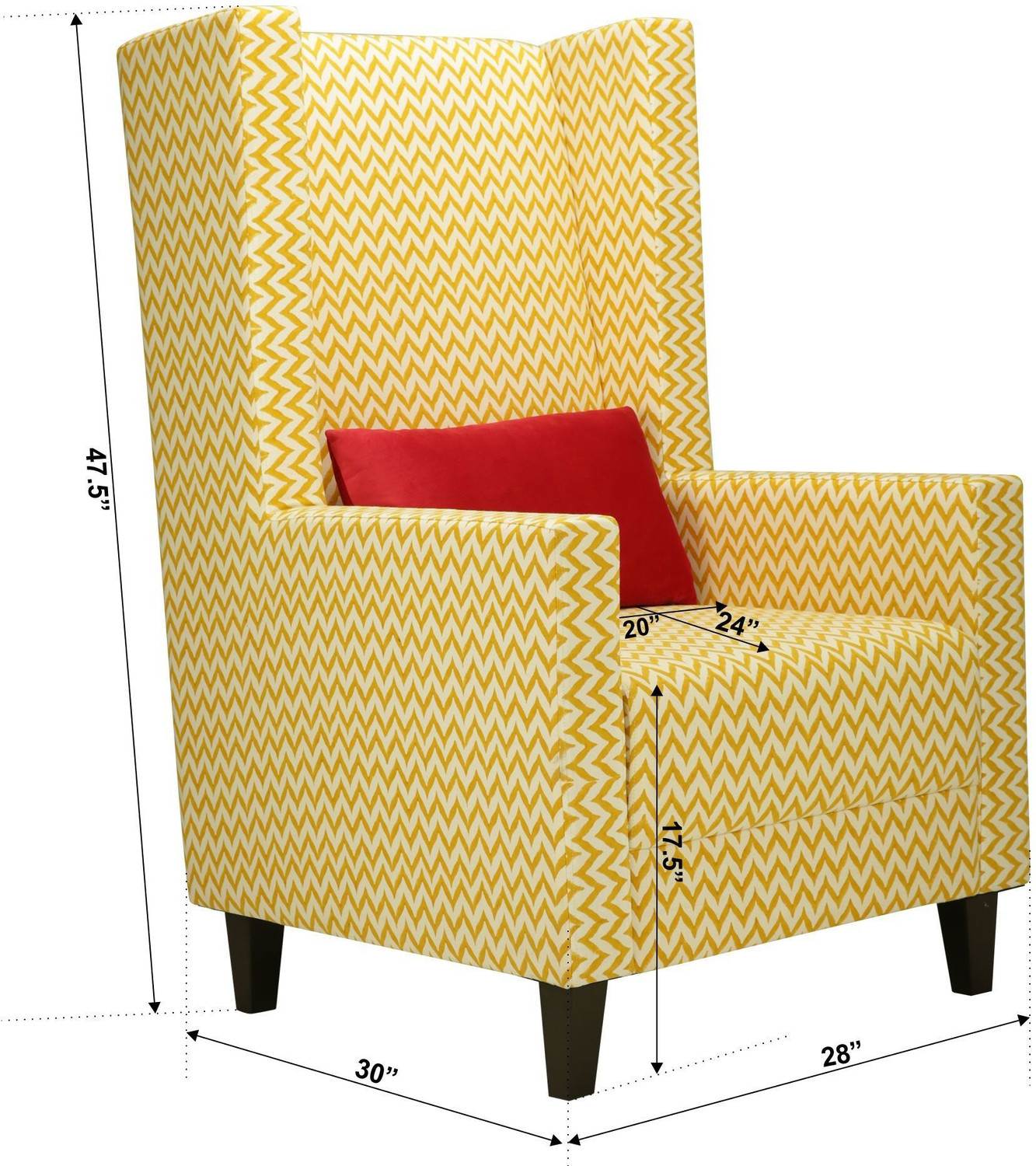 Image of Flipkart Perfect Homes Amor Fabric 1 Seater Sofa