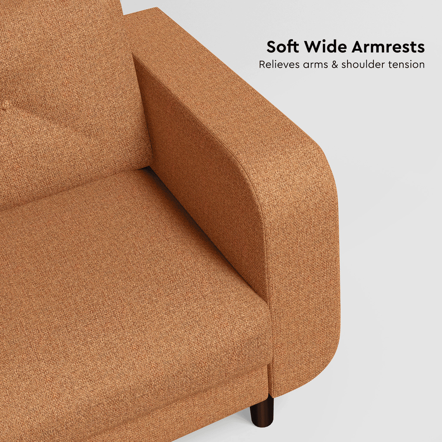 Image of Interio by Godrej Zompy Advance Fabric 2 Seater Sofa