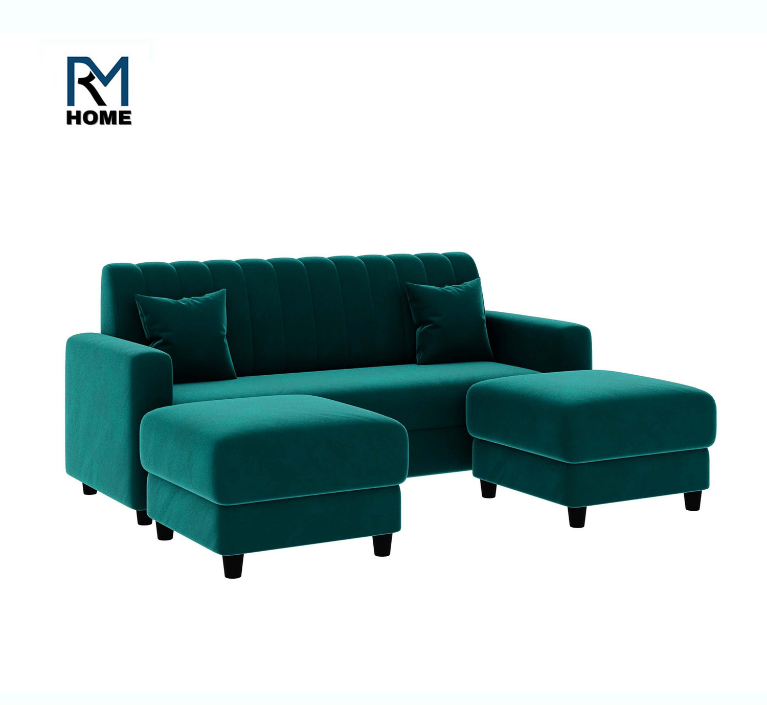 Image of RM HOME Luna Fabric 5 Seater Sofa