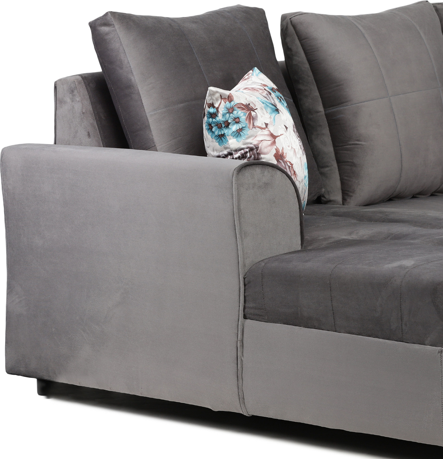 Image of Fusion Furniture Factory Fusion Furniture Rapid L Shape Fabric 3 + 2 Sofa Set
