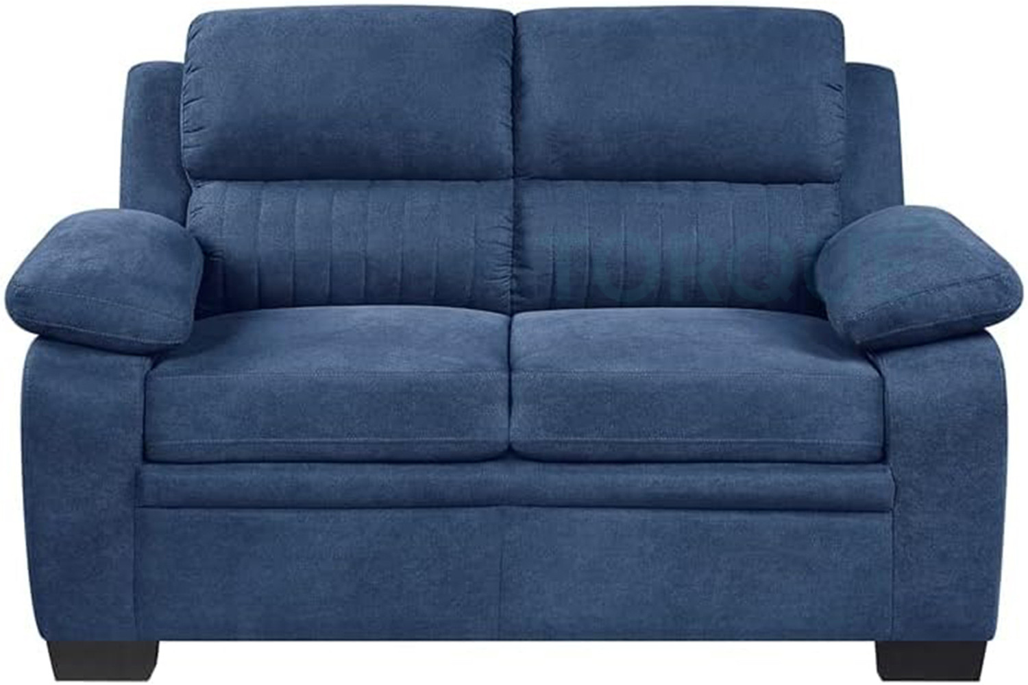 Image of Torque Jett 6 Seater Fabric Sofa for Living Room (3+2+1 Seater, Blue) Fabric 3 + 2 + 1 Sofa Set