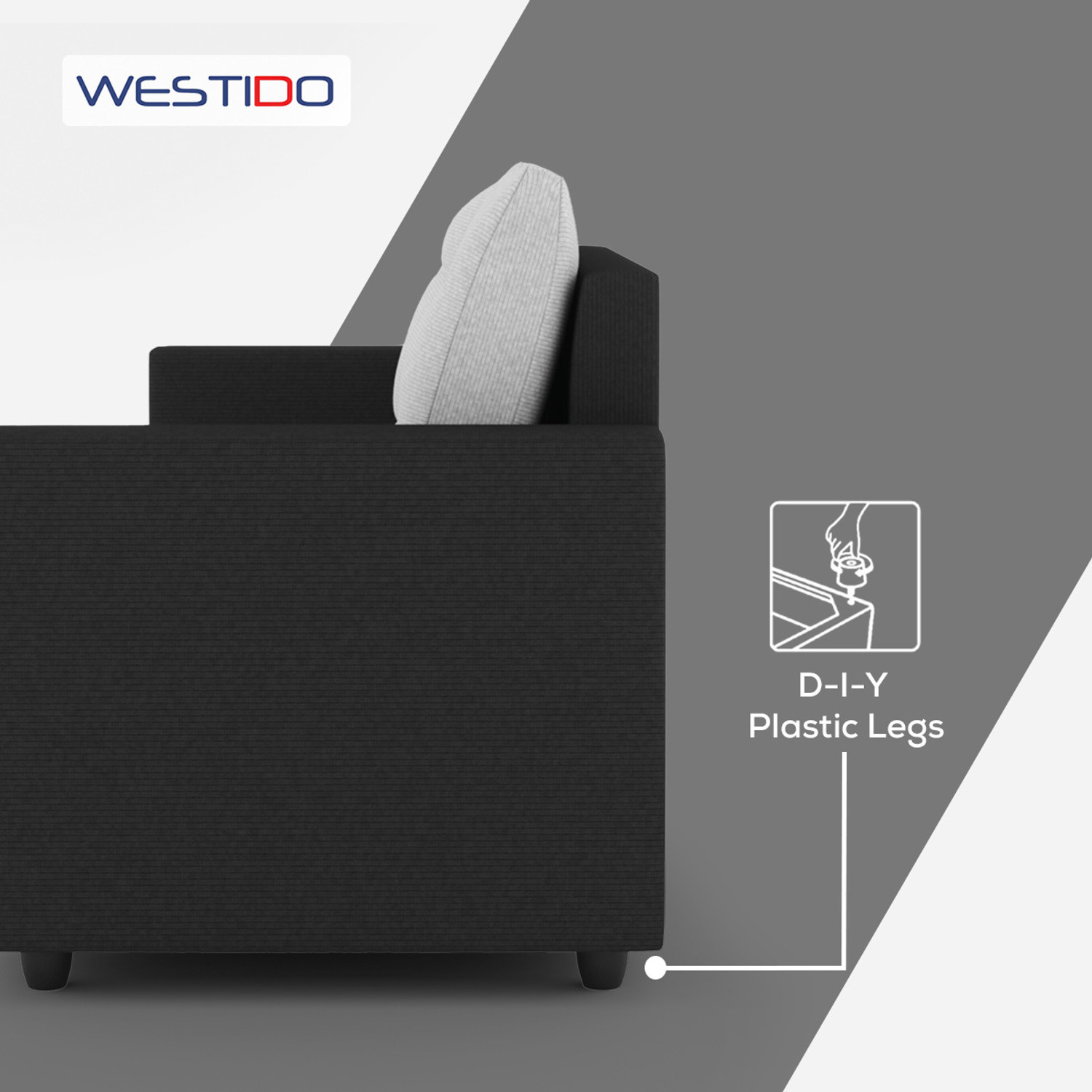 Image of WESTIDO Fabric 3 + 1 + 1 Sofa Set