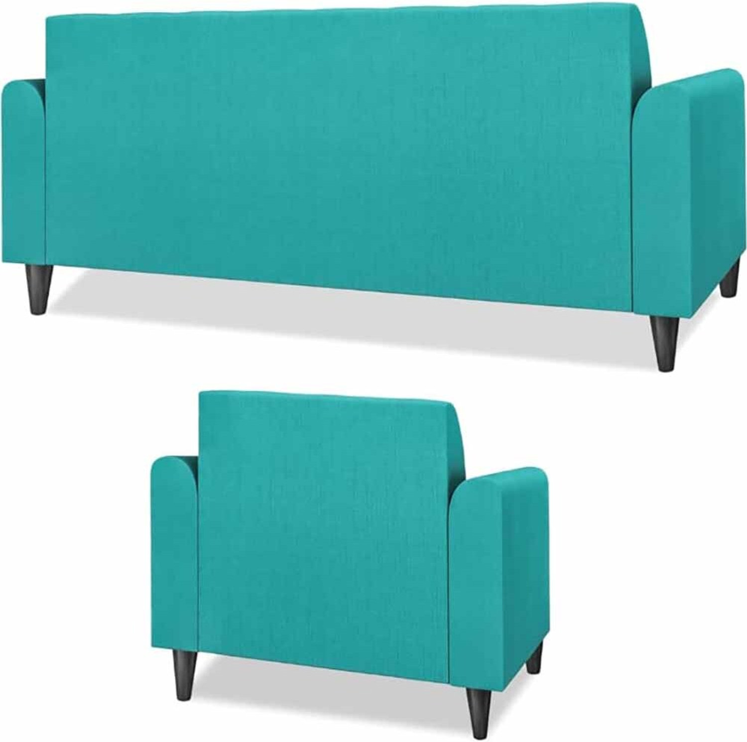 Image of Taash Fabric 3 + 1 + 1 Sofa Set