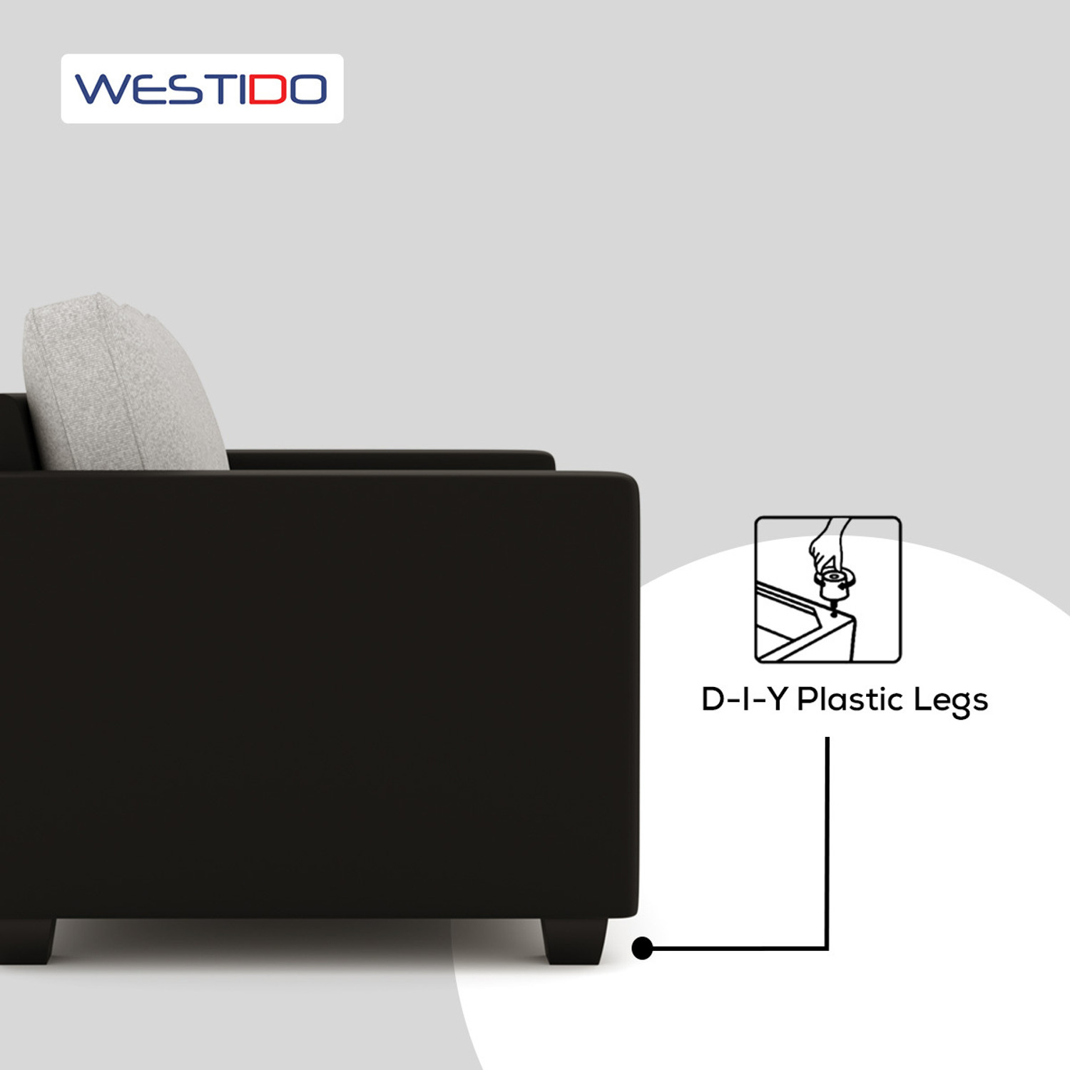 Image of WESTIDO Orlando Leatherette 3 + 2 Sofa Set
