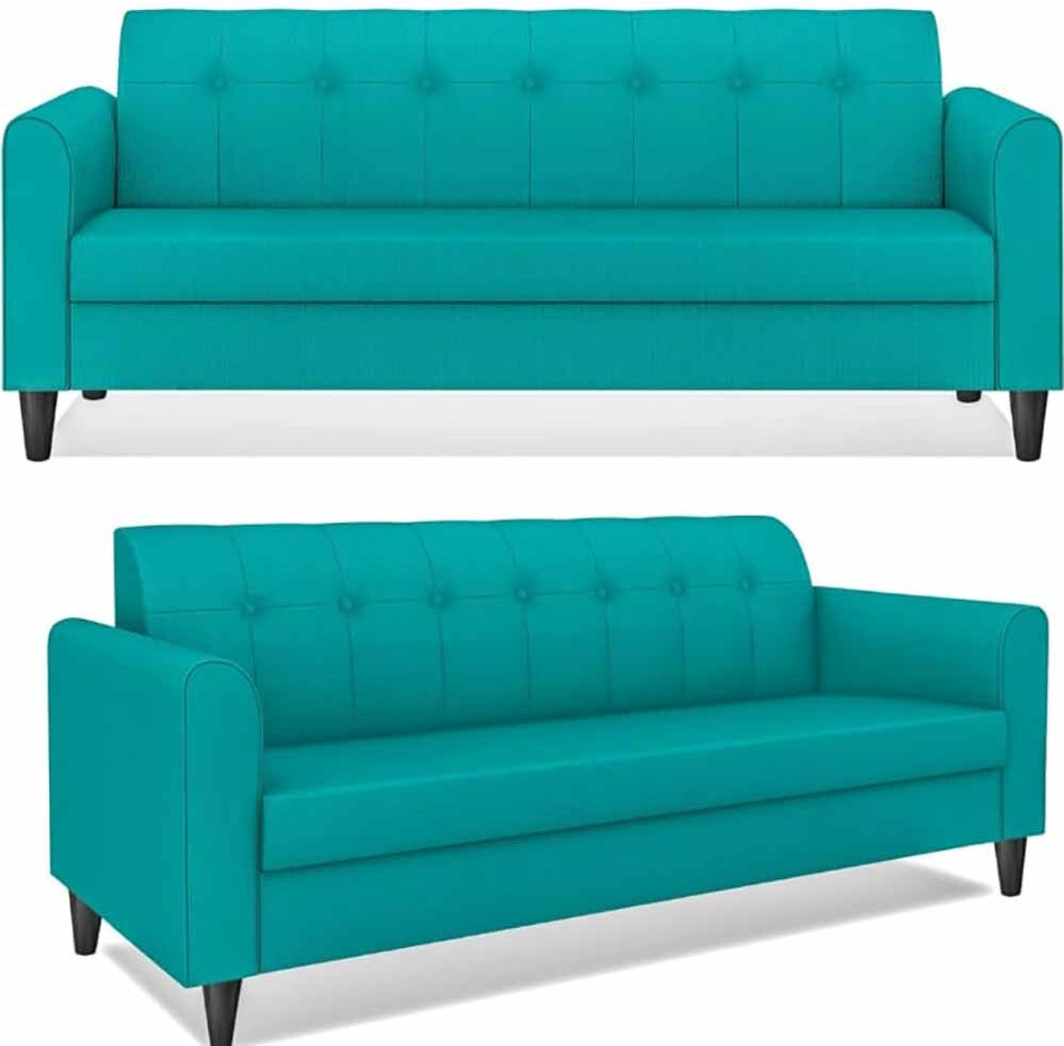 Image of Taash Fabric 3 + 1 + 1 Sofa Set