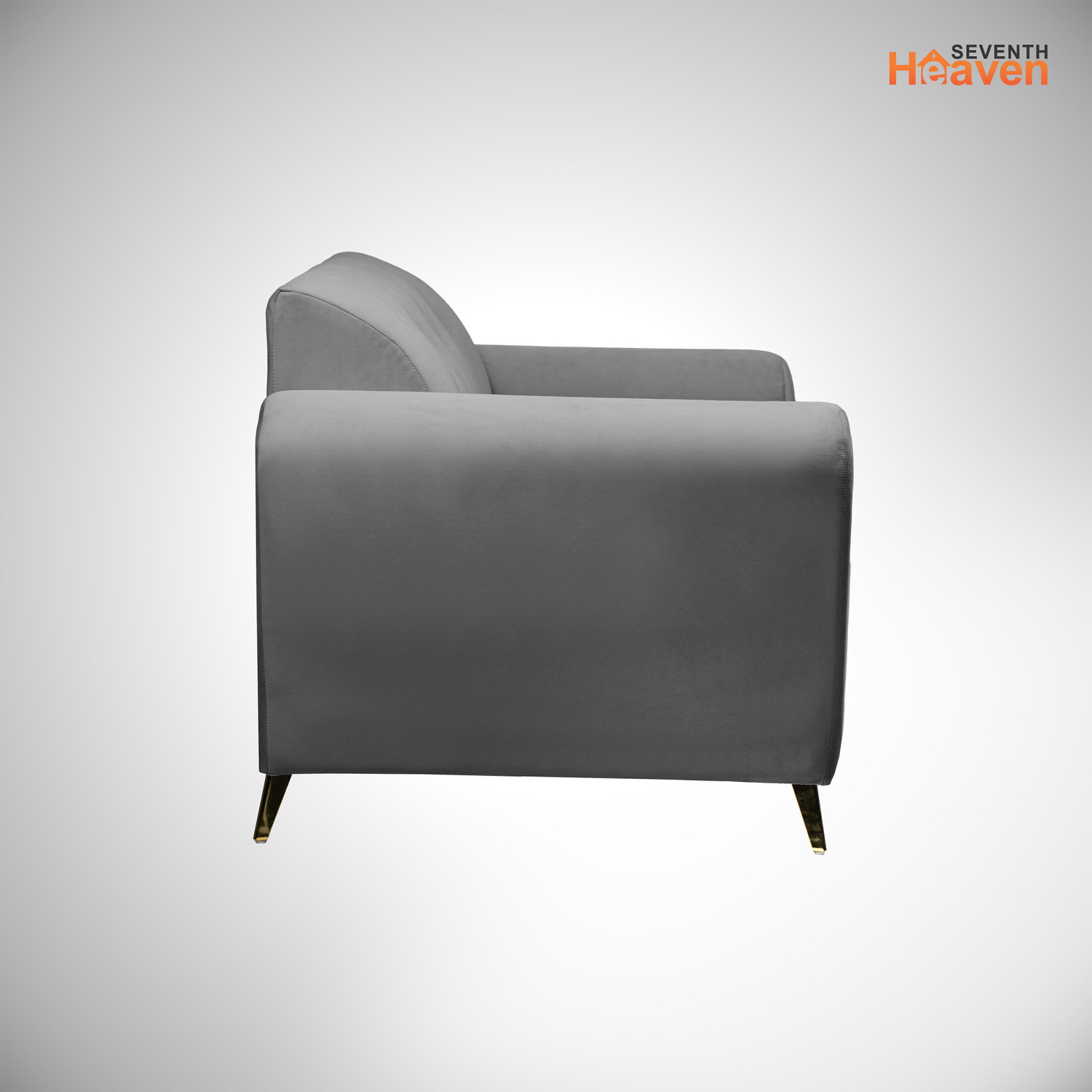 Image of Seventh Heaven Milan Icon 5 Seater Sofa Set, Plush Suede Fabric Fabric 3 + 1 + 1 Sofa Set
