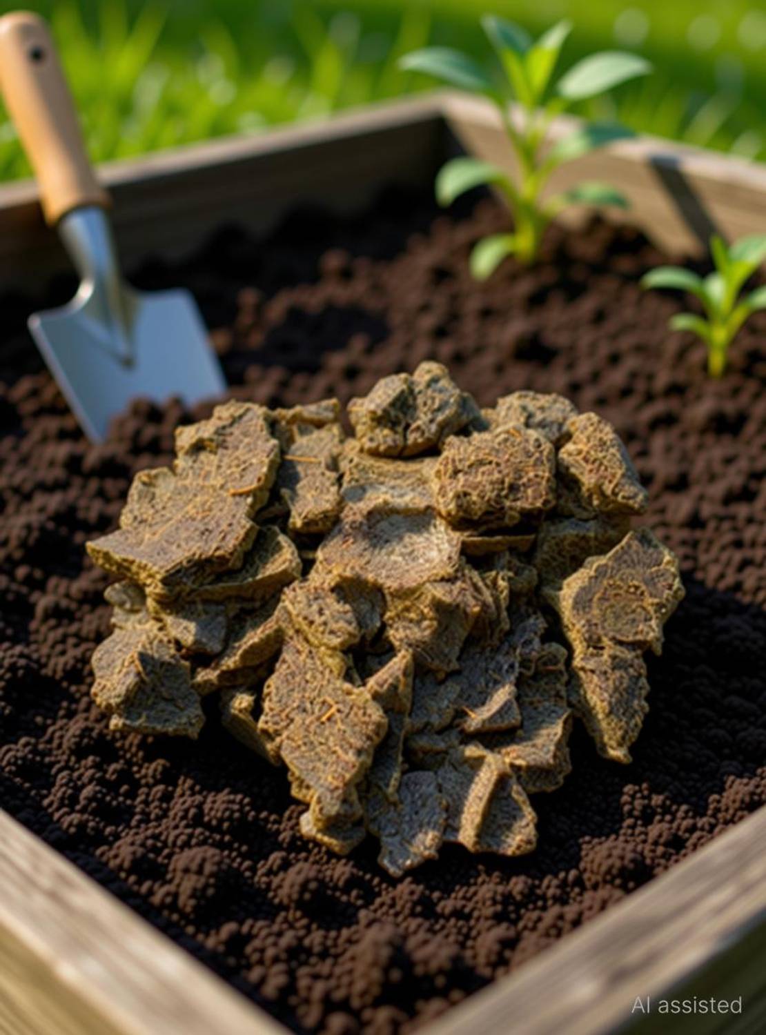 Boomani Original Mustard Cake Fertilizer for Plants and Home Garden - 1kg per pack. Fertilizer