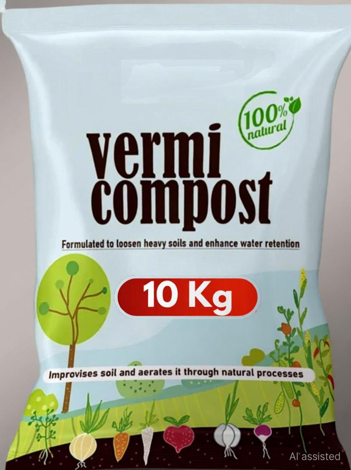 Image of Ugao Dhara Organic Varmicompost 10Kg Manure, Fertilizer, Potting Mixture, Soil