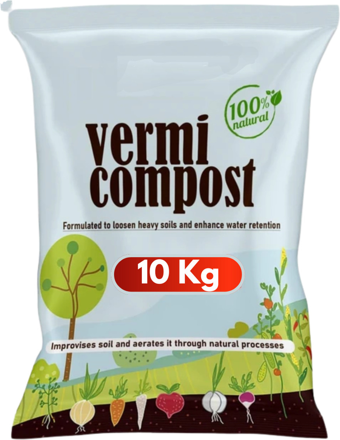 Image of Ugao Dhara Organic Varmicompost 10Kg Manure, Fertilizer, Potting Mixture, Soil