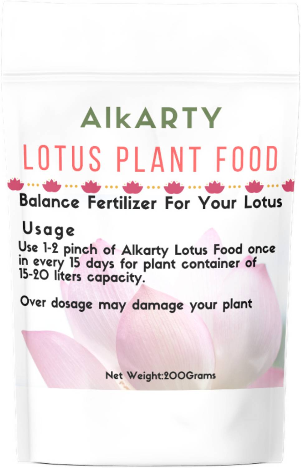 Alkarty LOTUS PLANT FOOD |WATER LILLY & LOTUS COMPOST FOR FLOWERING Fertilizer