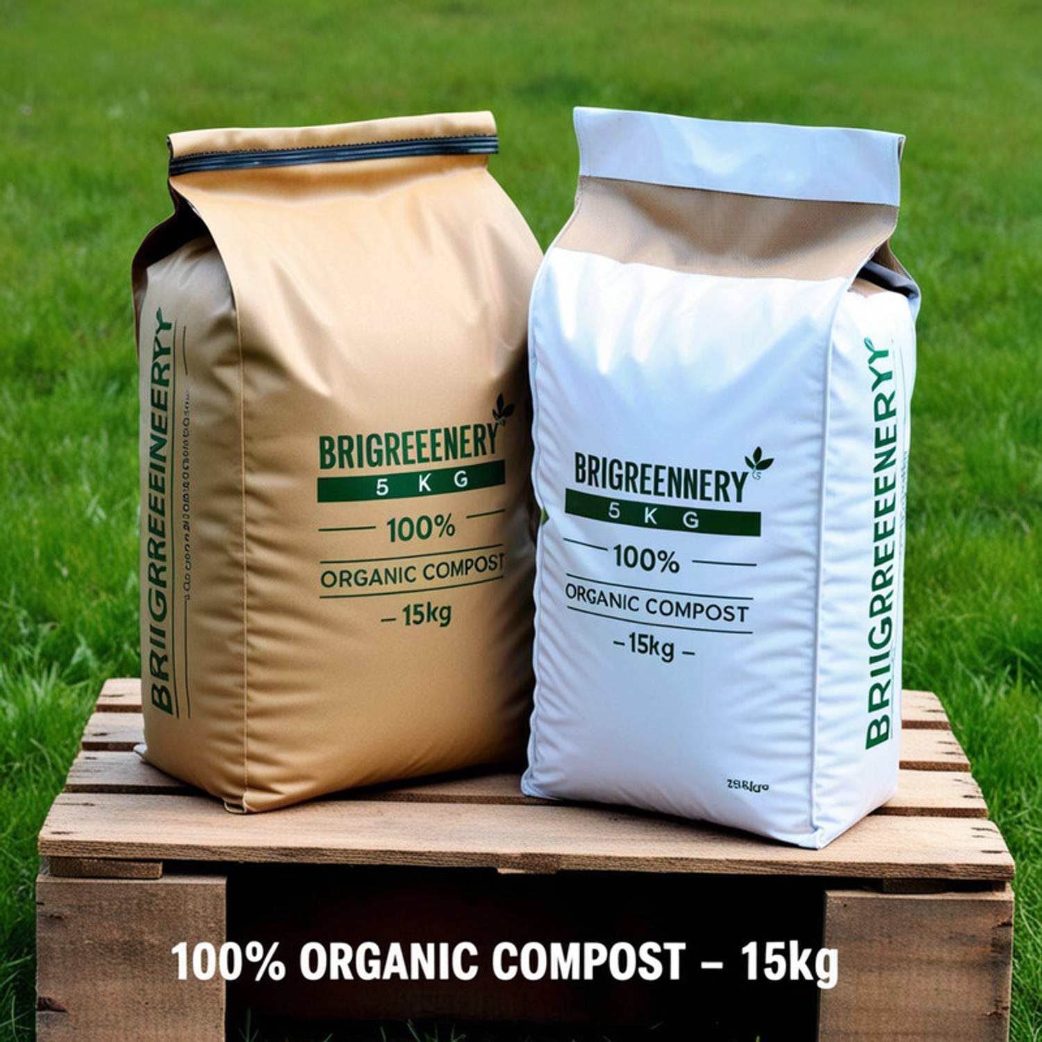 BriGreenery Eco Natural Vermicompost for Home Garden – 15 KG Manure